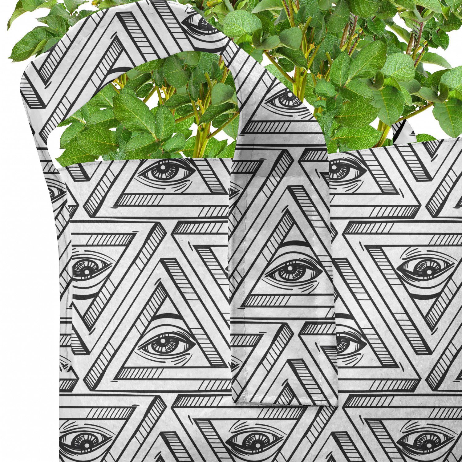 sehende Griffen Auge hochleistungsfähig Alles Abakuhaus für Stofftöpfe Pflanzkübel Pyramidale mit Pflanzen, Auge