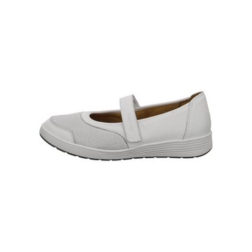 Ganter Klara - Damen Schuhe Slipper Ballerina Leder weiß