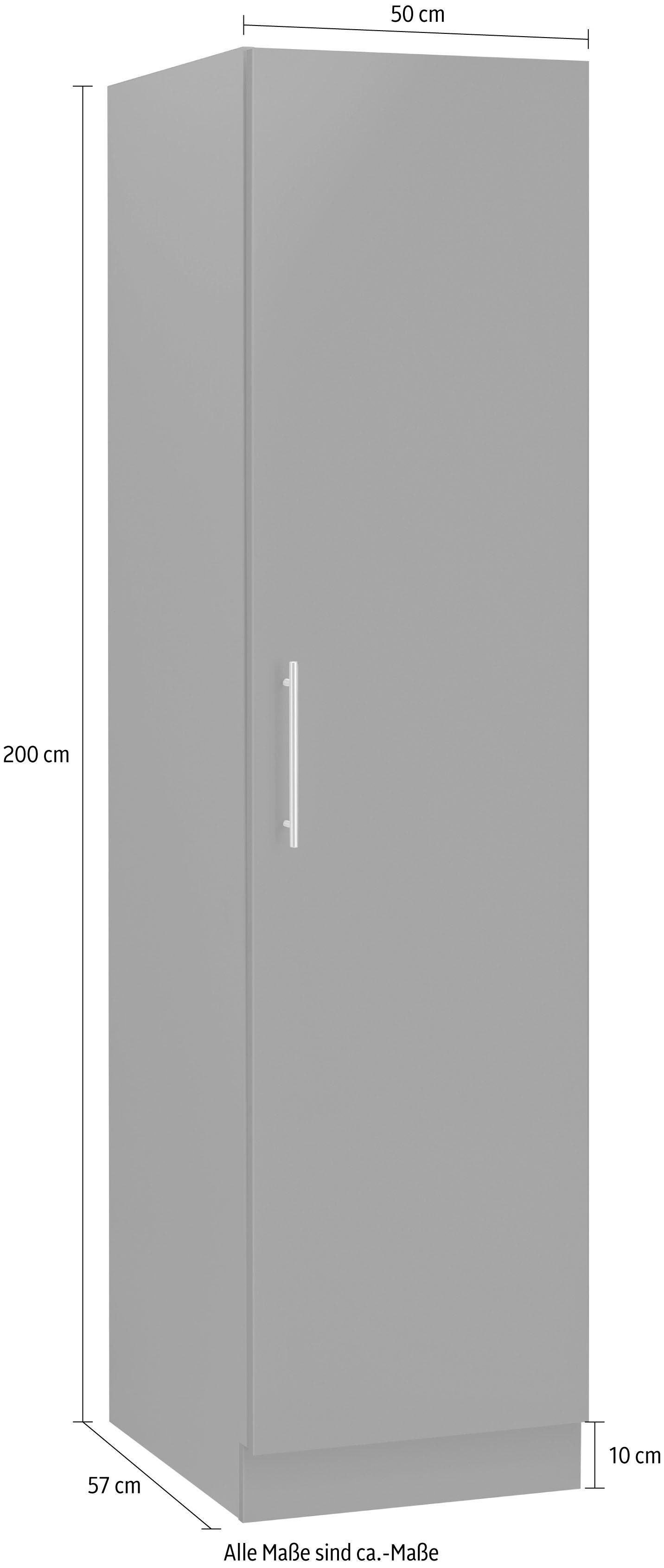 50 | Betonfarben Front Cali Betonfarben und wiho Seitenschrank Küchen breit cm Korpus: