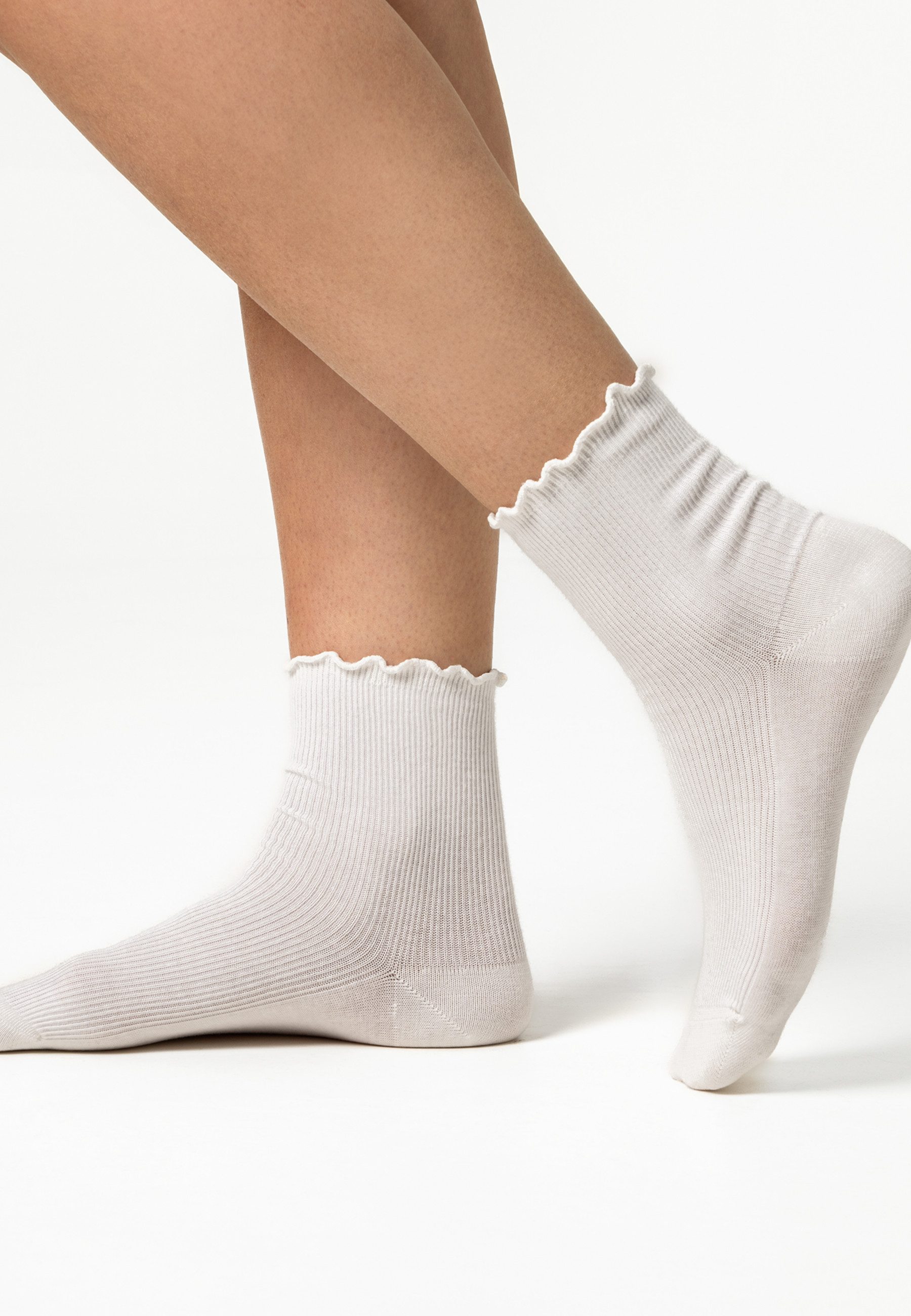 LIVING CRAFTS Socken ASTHER, 2er Pack GOTS zertifiziert