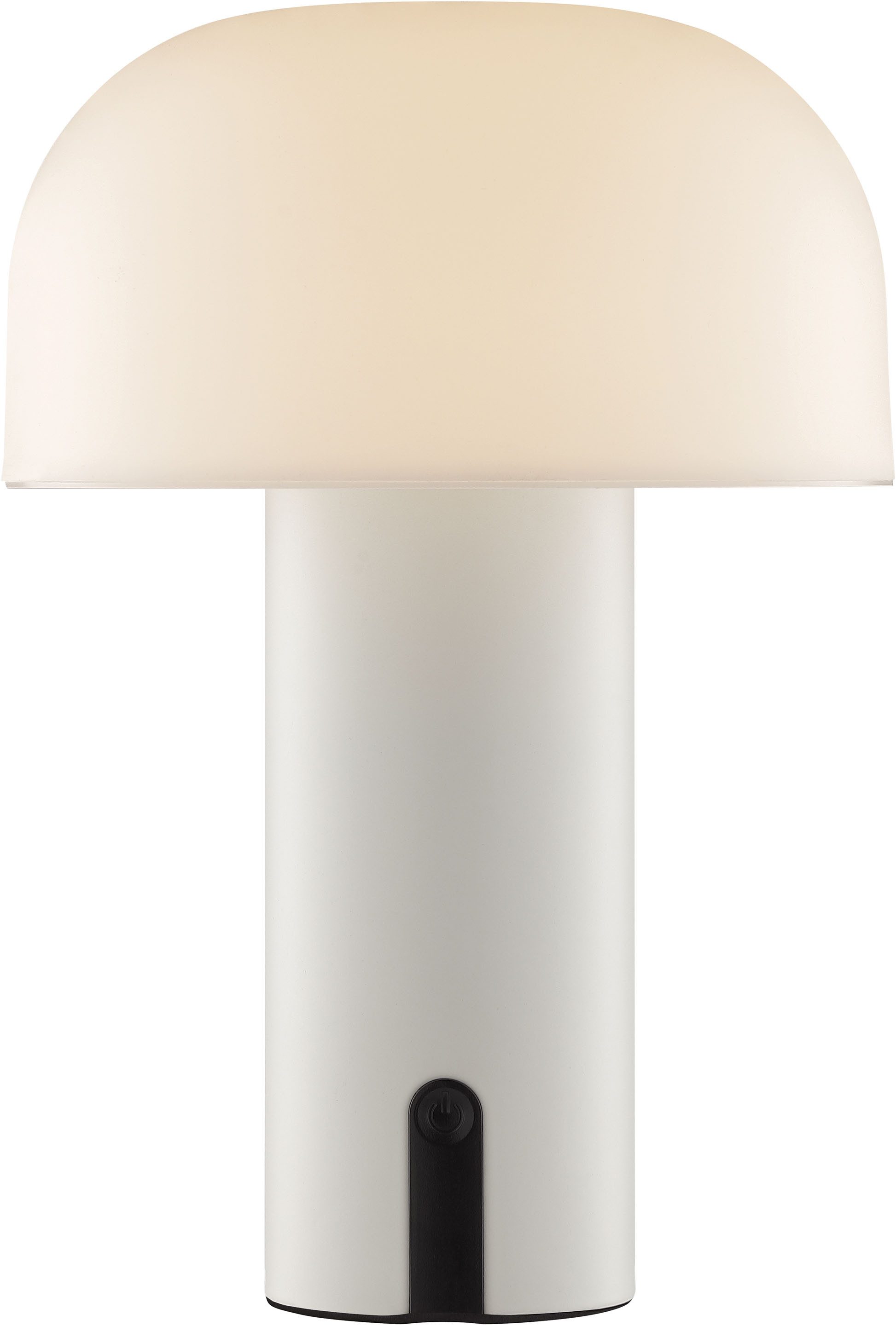 Brilliant LED Außen-Tischleuchte Mattis, Dimmfunktion, LED fest integriert, Warmweiß, mit Akku, 21 x 15 cm, 240 lm, 2700 K, dimmbar, IP44