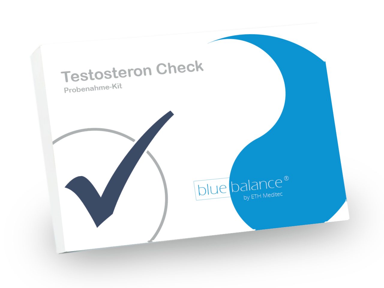 Blutzucker-Teststreifen blue balance® Testosteron Test, Selbsttest mit Laboranalyse