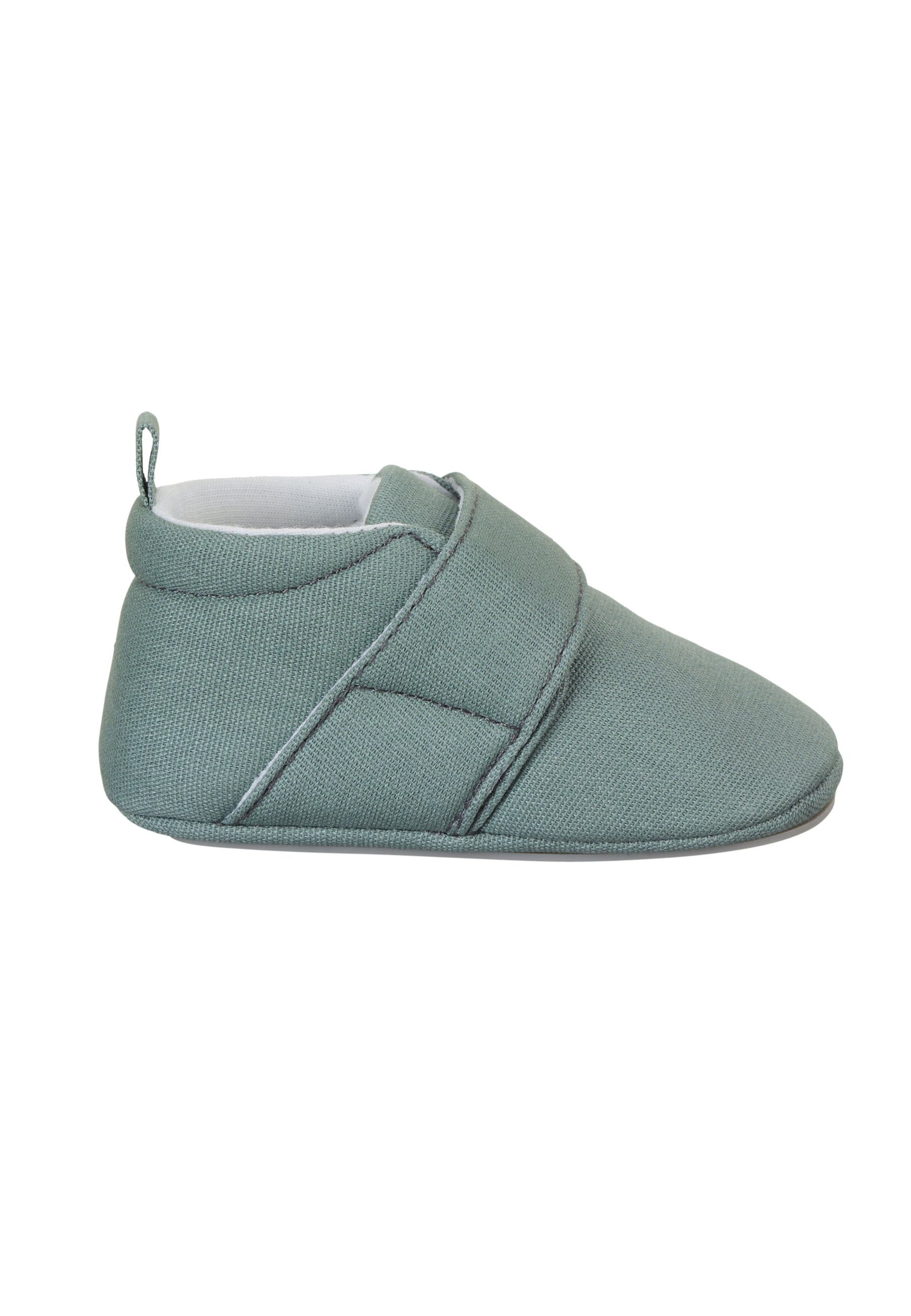 Sterntaler® Krabelschuhe uni Krabbelschuh Krabbelschuhe Baby mit Klettverschluss und Anti-Rutsch-Sohle – Bild 3 von 5