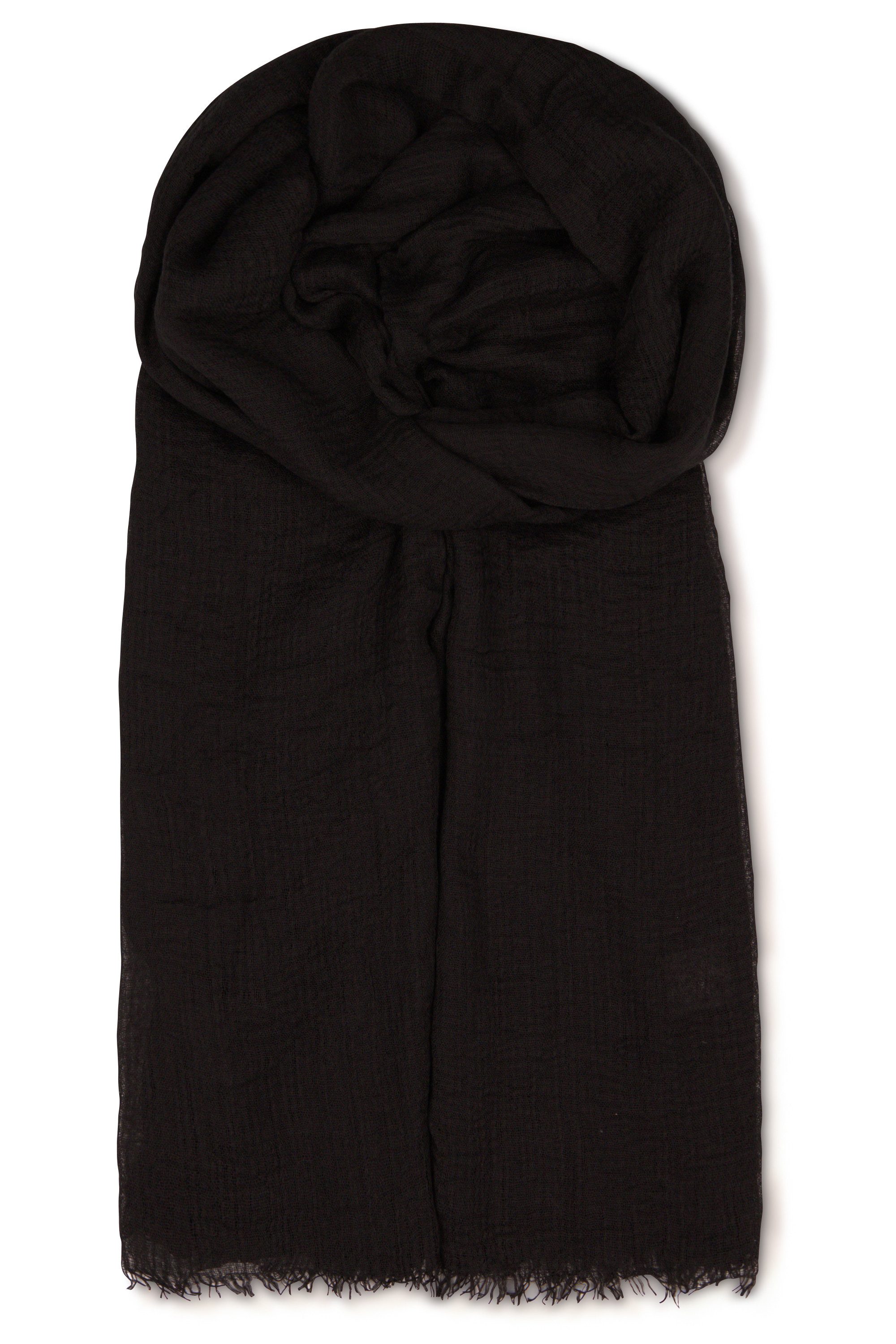 malito more than fashion Modeschal Viskoseschal S604, langer unifarbener Viskoseschal