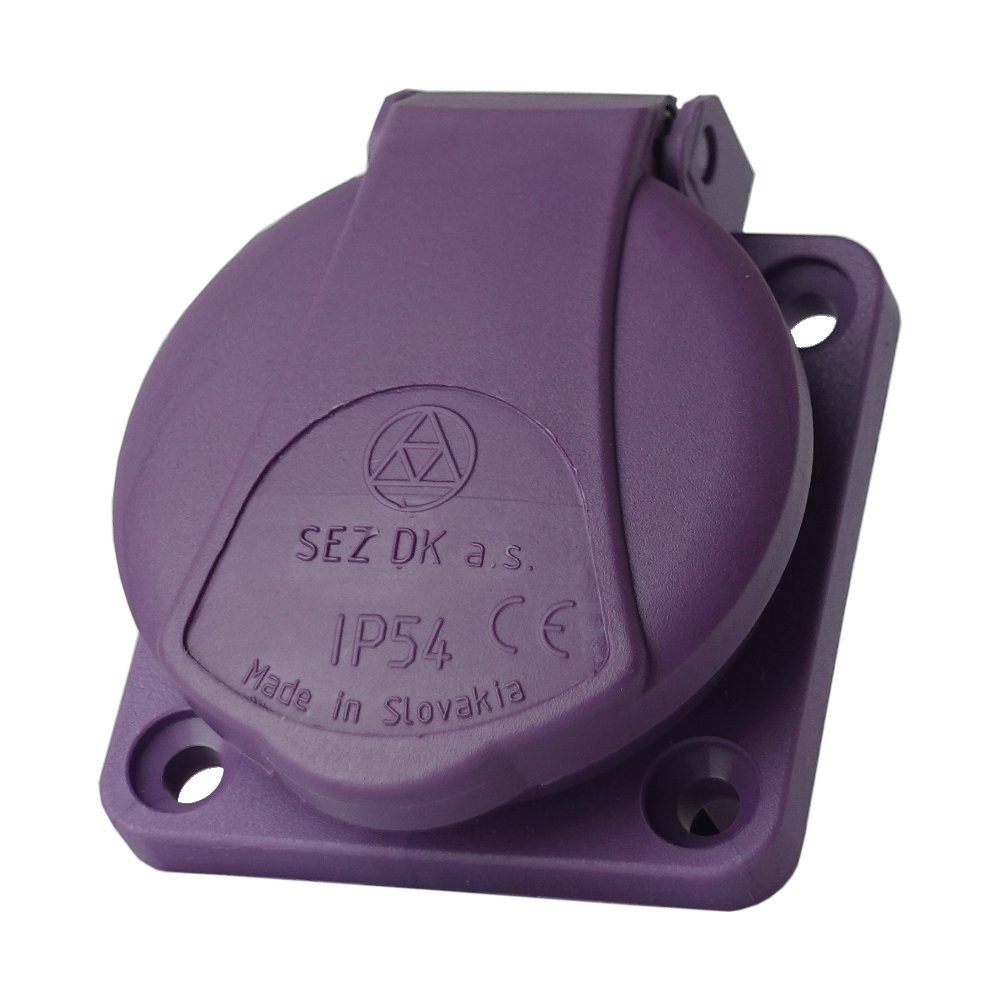 SEZ Steckdose Einbausteckdose gerade 48V 10A 2P IP54 Steckdose, 1-St.