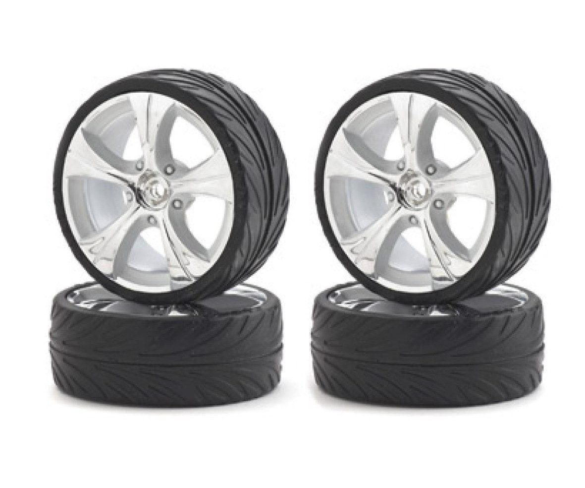 Carson Rims CARSON RC-Buggy Carson 1:10 Big Wheel-Set On-R.13 silb/w 4 St., Das ...