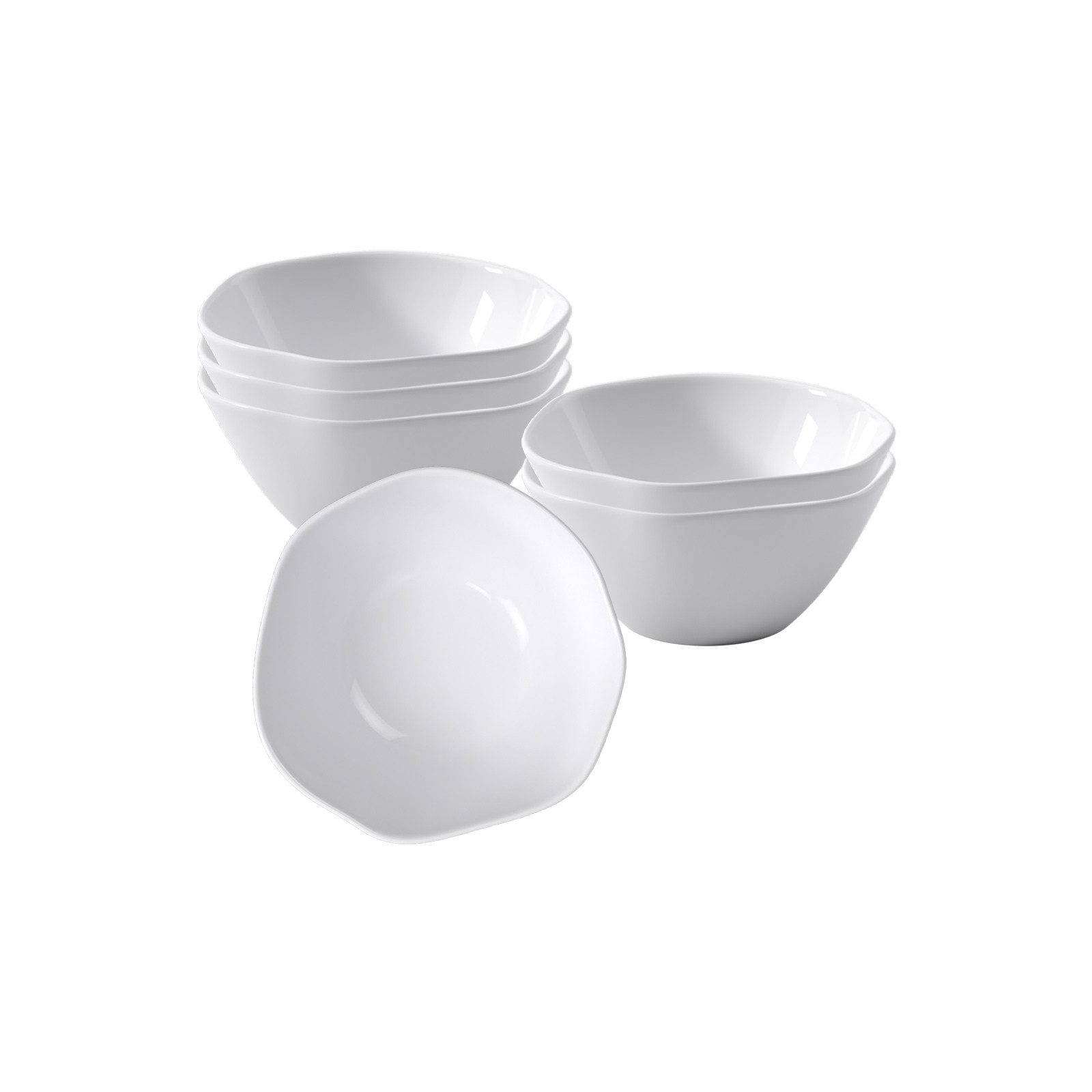 Villeroy & Boch Dipschale Pura Dipschalen ø 8,7 cm 6er Set, Porzellan, (6x Schale, 6-tlg)