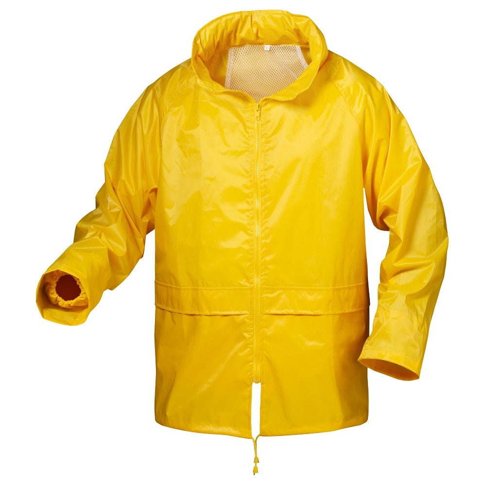Schutzjacke HERNING Regenjacke Gelb, CRAFTLAND® Nylon/Vinyl beschichtet, Gr.XXXXL