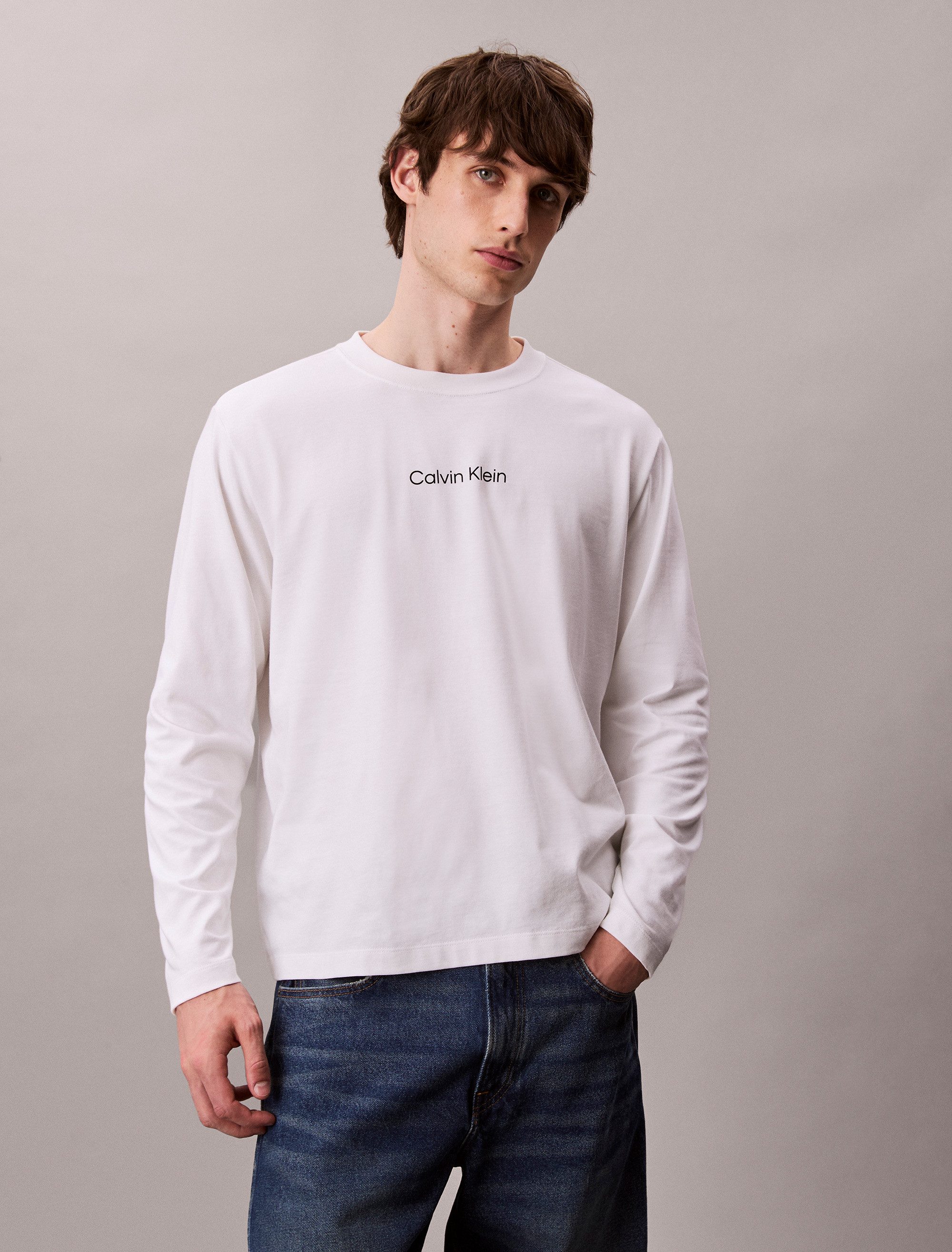 Calvin Klein Langarmshirt LS RLXD STANDARD günstig online kaufen