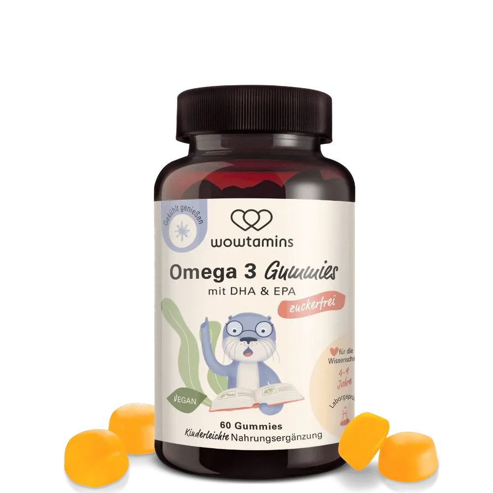 wowtamins Omega 3 Gummies (zuckerfrei) Bonbons