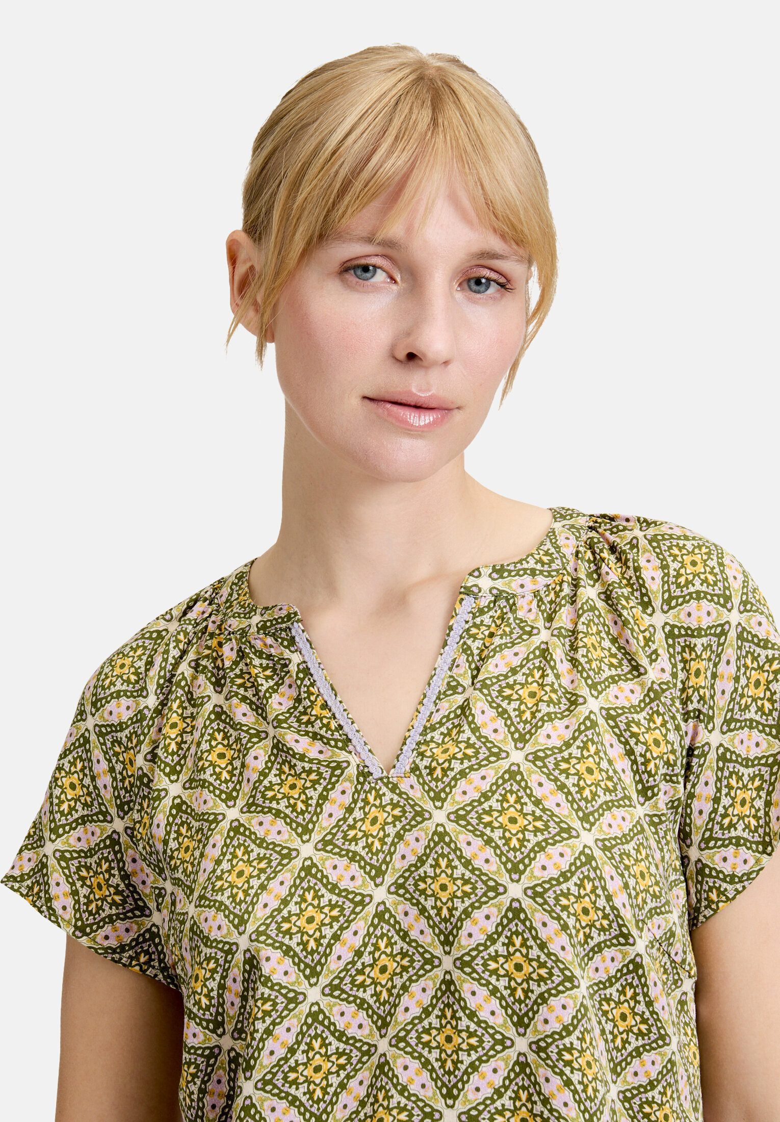 Cartoon Shirtbluse Damen mit Muster