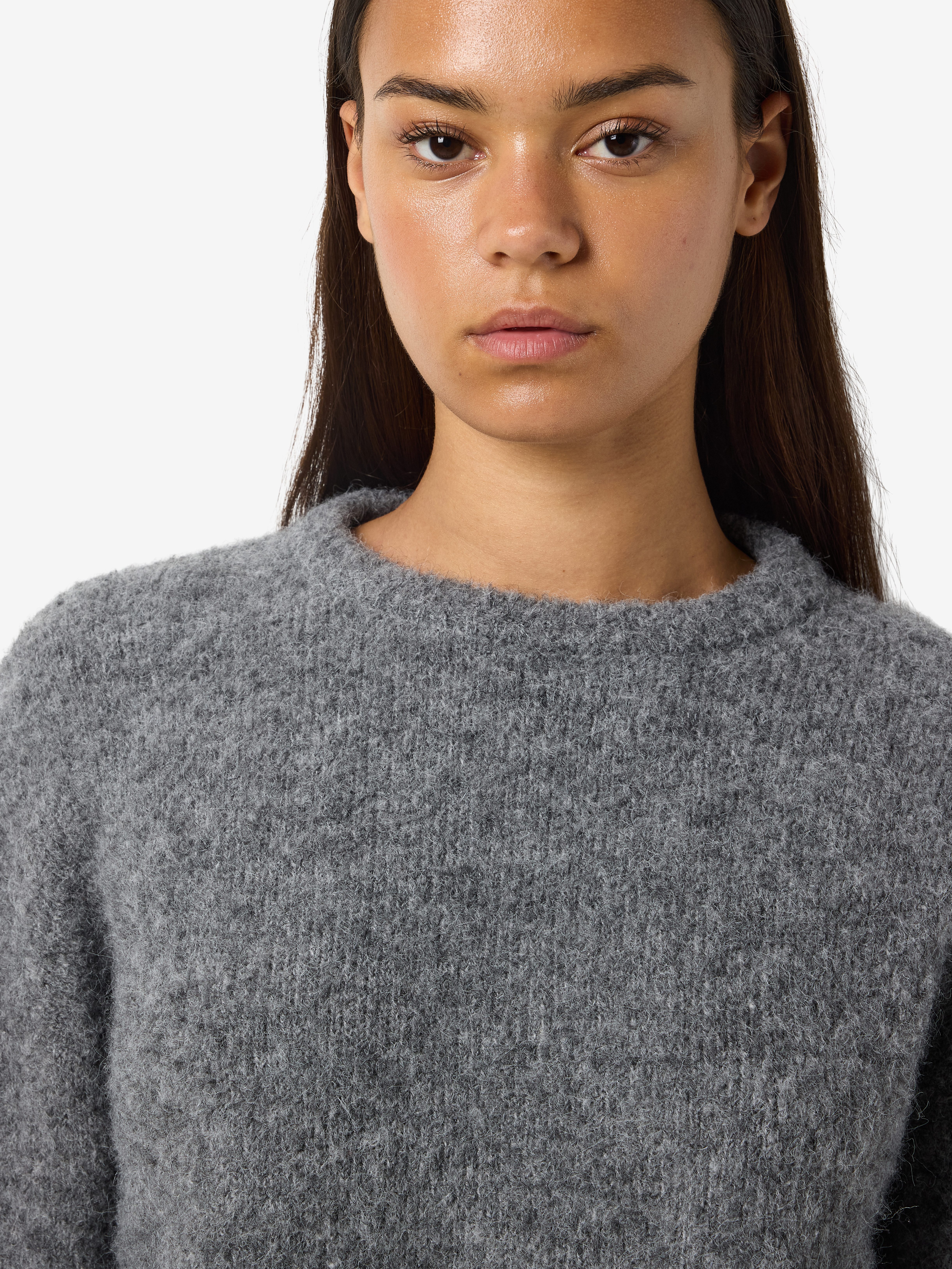 Noisy may Rundhalspullover NMDOLLY L/S O-NECK KNIT FWD NOOS