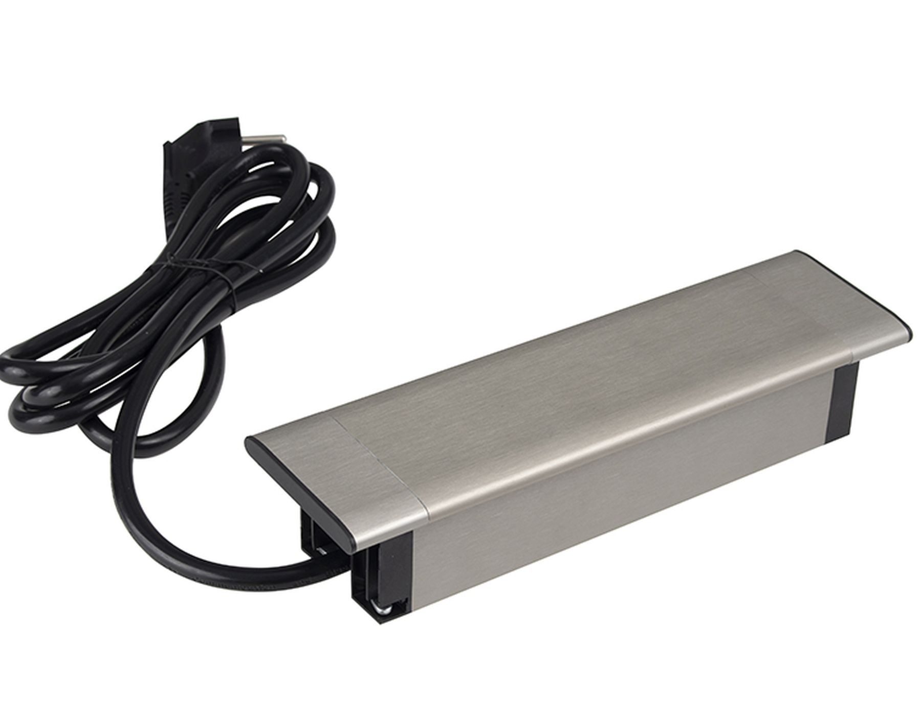 Designlight Einbausteckdose Bürosteckdose USB A & C Einbau Tischsteckdose Büro Einbau-Tischsteckdose (Kabellänge 1.80 m)
