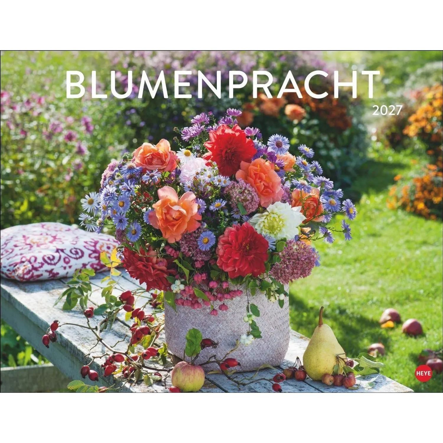 HEYE Wandkalender Blumenpracht Posterkalender 2027