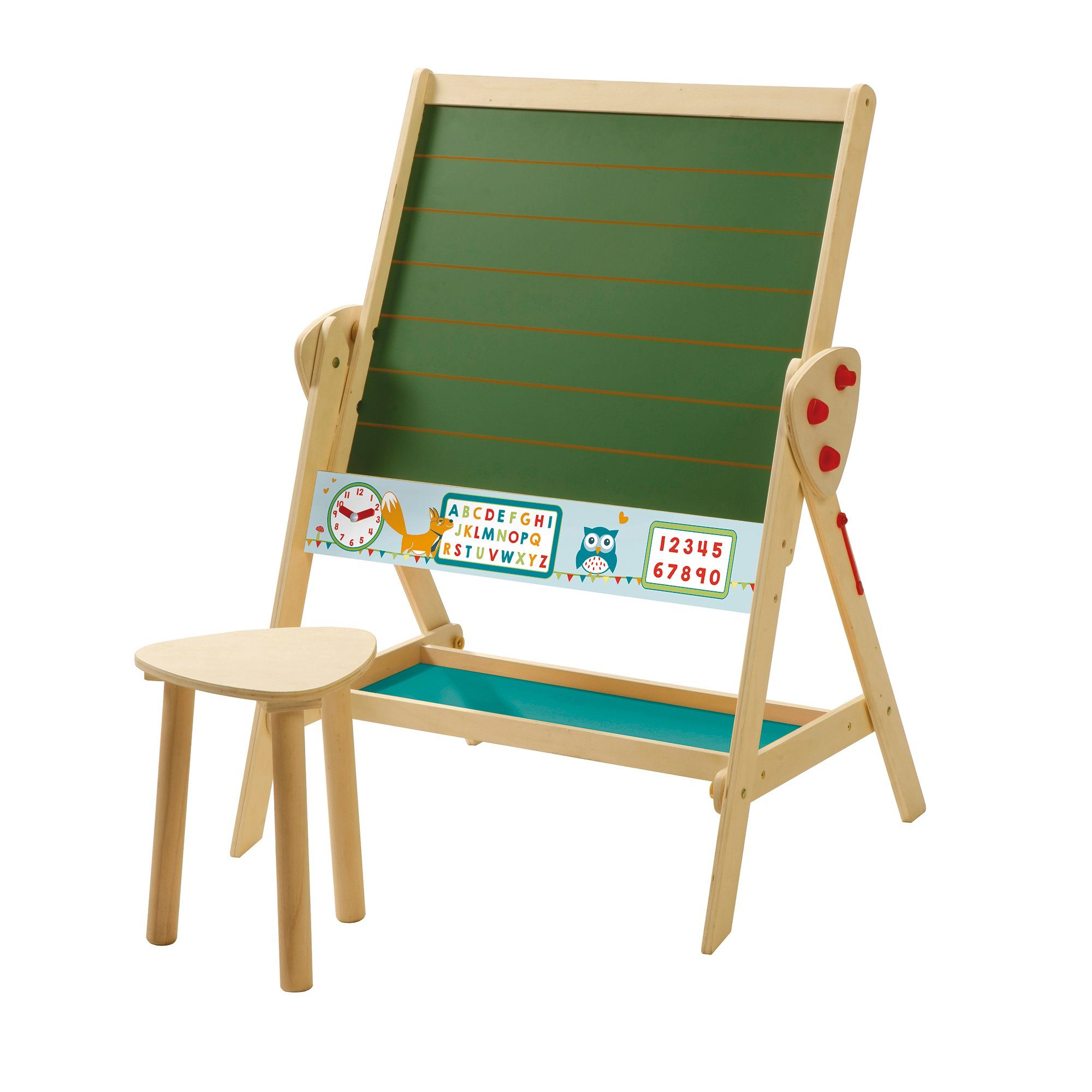 Standtafel Fuchs und Eule