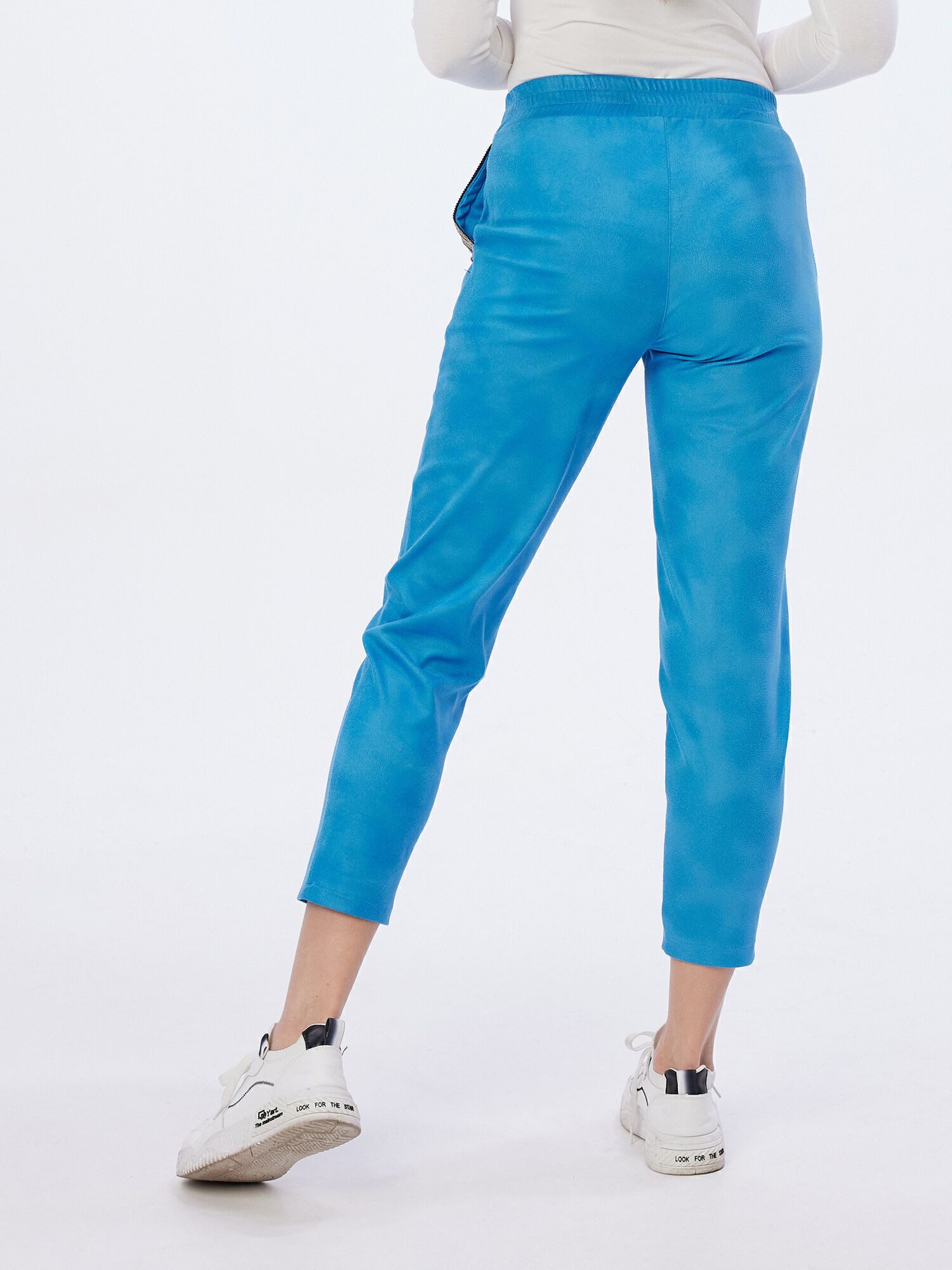 MONACO blue Lederimitathose Leggings figurumspielend mit verzierten Taschen günstig online kaufen