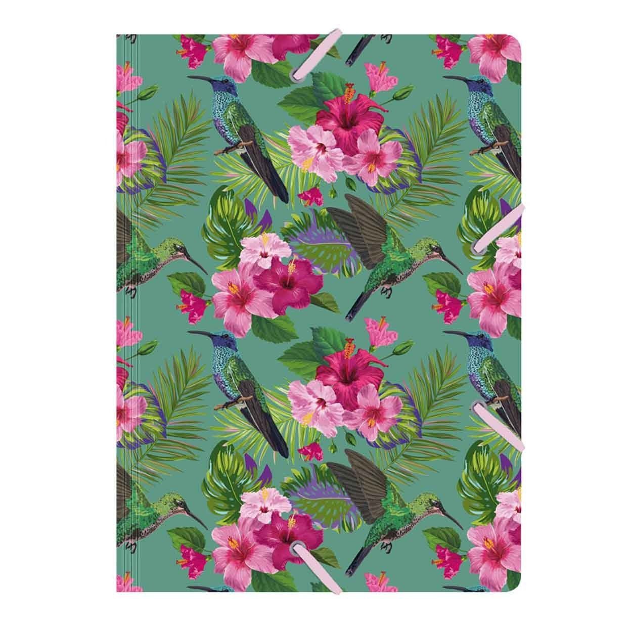 Cedon Museum Shops Organisationsmappe Sammelmappe Luxus A4 mit Gummibändern 3 Innenlaschen