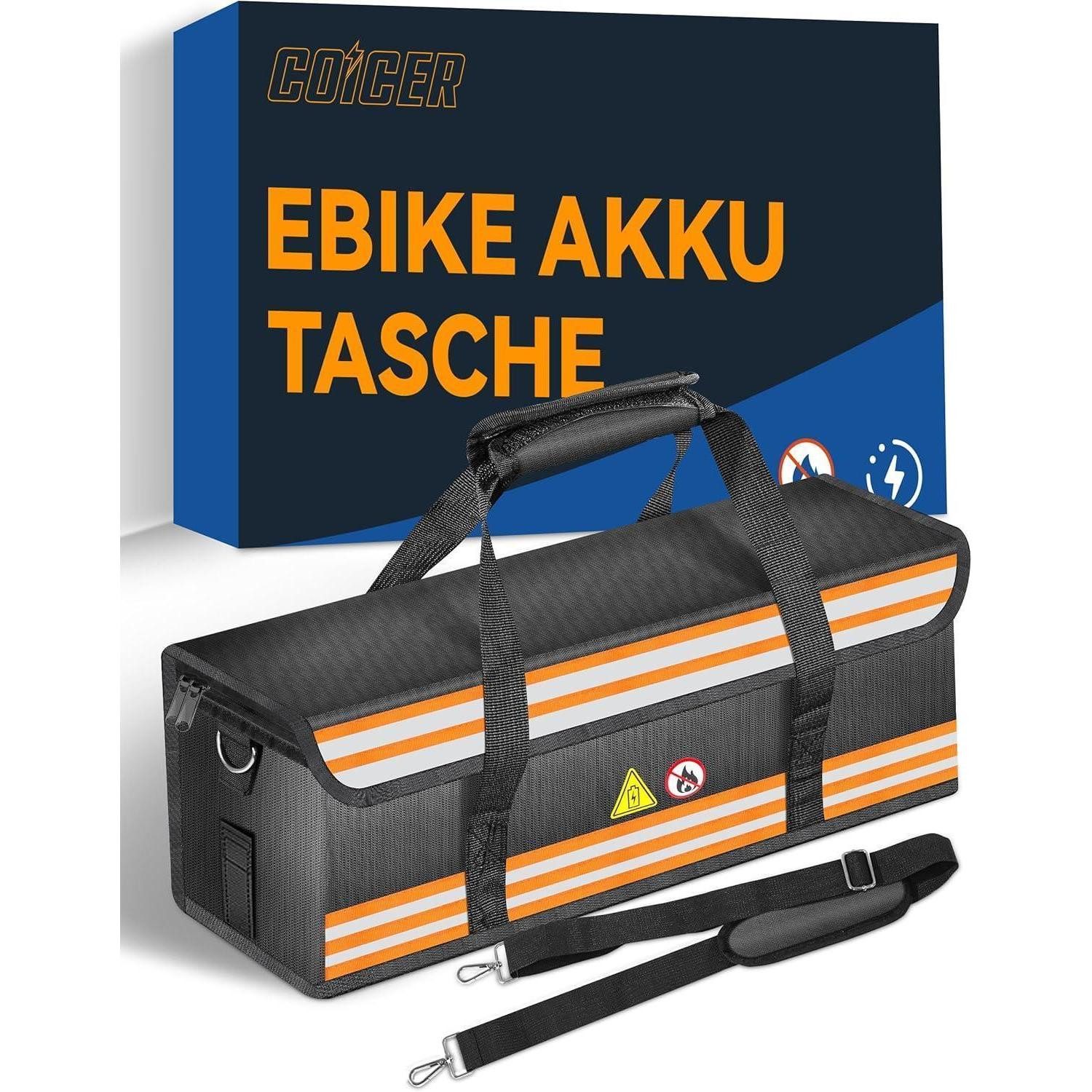 LuxusKollektion Fahrradständer E-Bike Akku Tasche Schutz feuerfeste Box für akkus dokumententasche