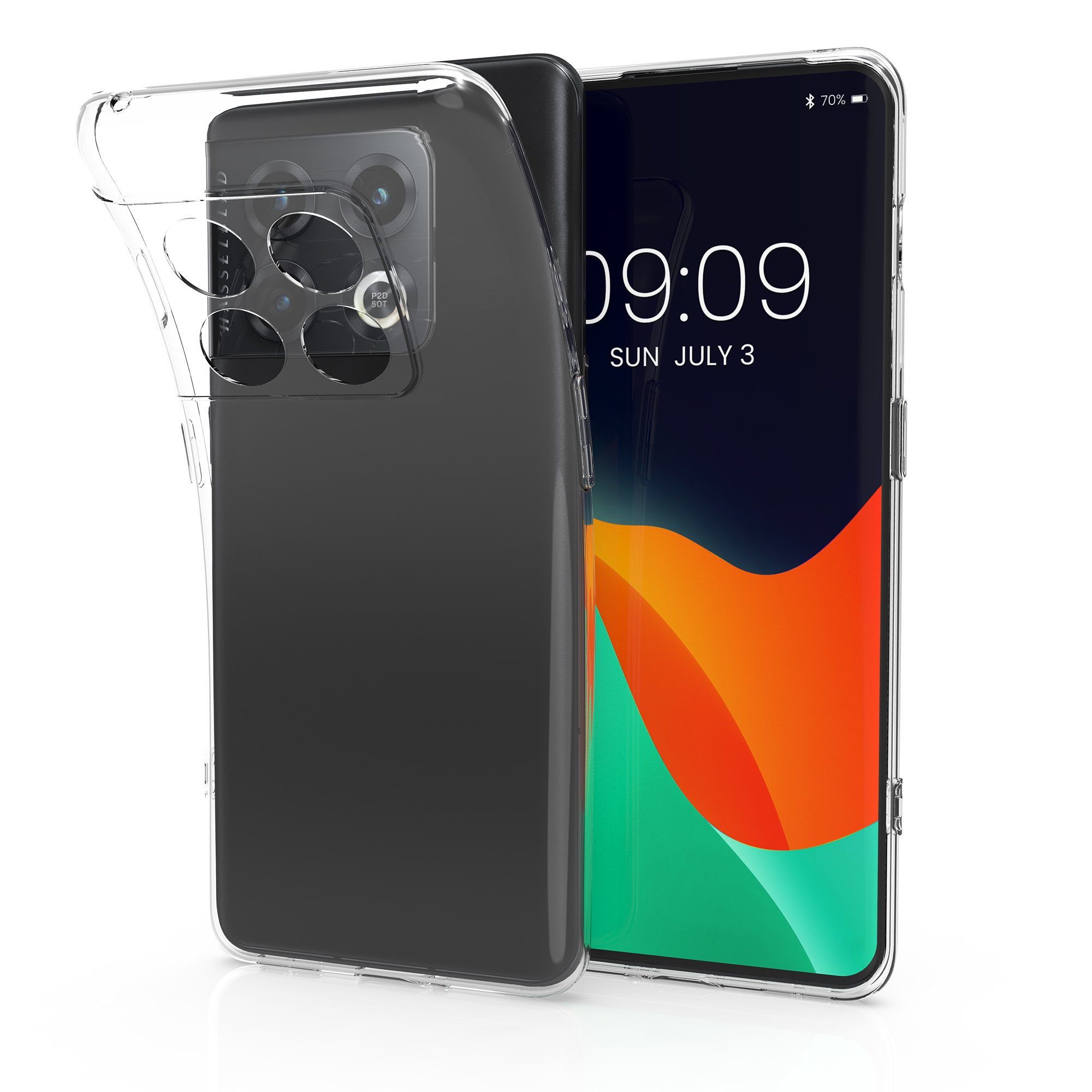 kwmobile Handyhülle Hülle für OnePlus 10 Pro 5G, Silikon Handyhülle transparent - Handy Case gummiert