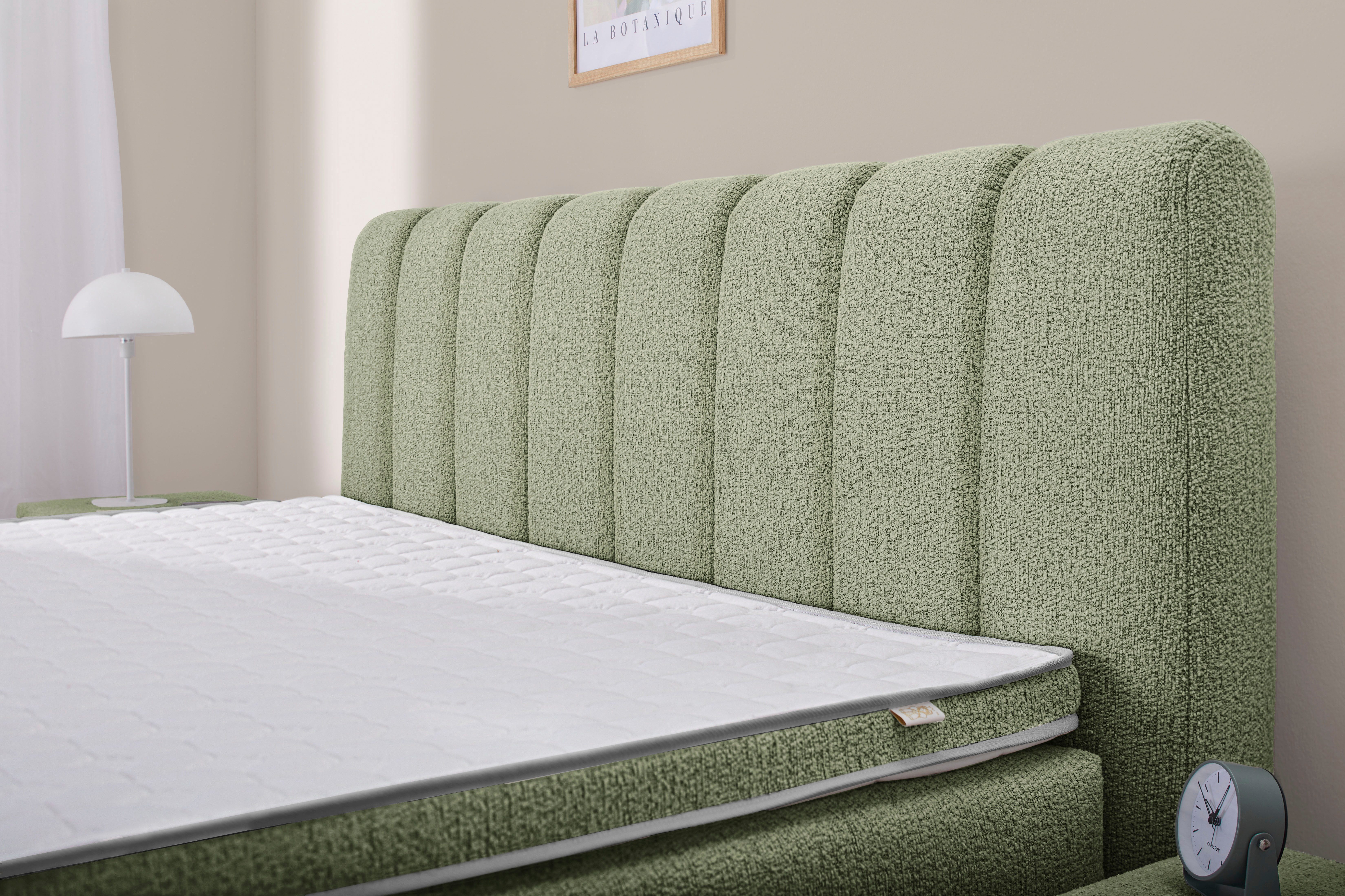Jockenhöfer Gruppe Boxspringbett Tilda, wahlweise mit oder ohne Bettkasten, inkl. 7-Zonen-TTFK-Matratze, Kaltschaumtopper, 180x200cm