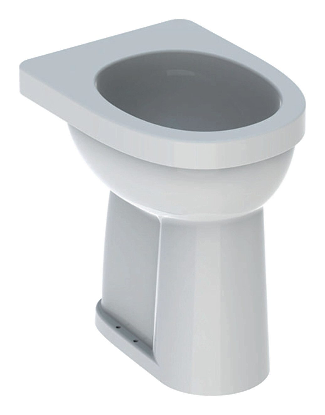 GEBERIT Flachspül-WC Renova Comfort, Stehend, Stand Abgang vertikal Höhe 490 mm - Weiß