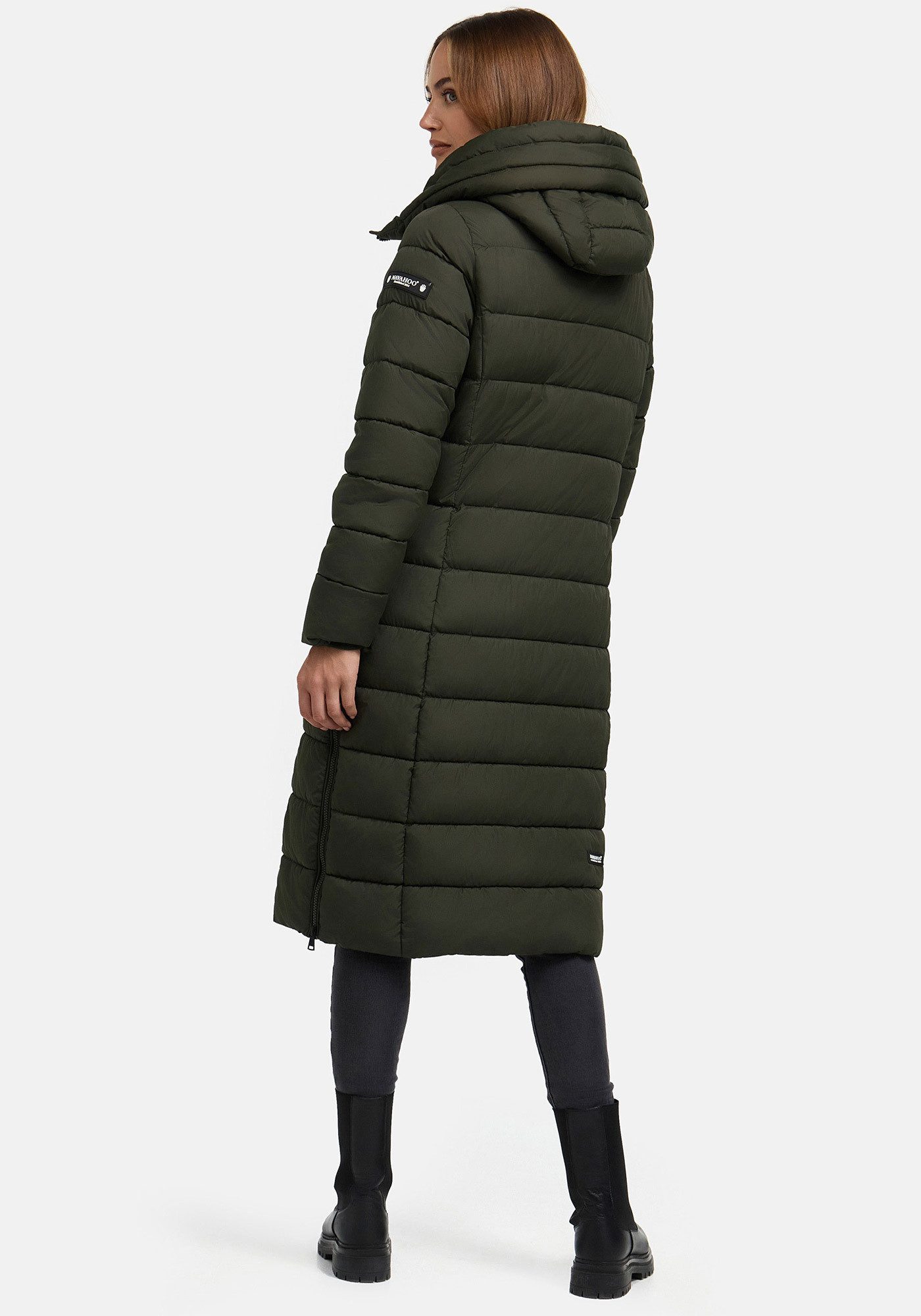 Navahoo Winterjacke Mondmaedchen Extra langer Schnitt mit seitlichen Schlitzen – Bild 4 von 5