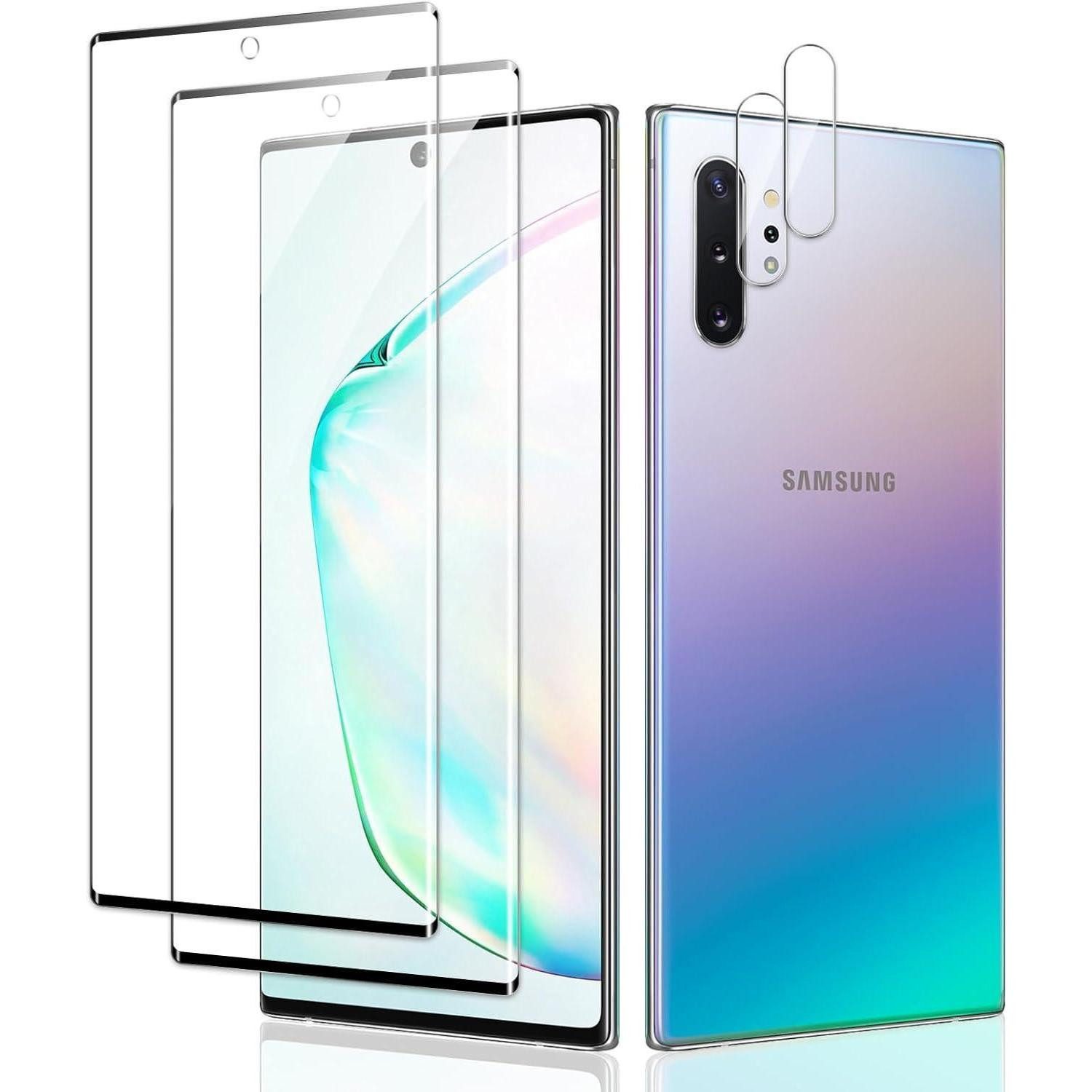 LuxusKollektion Displayschutzglas Schutzfolie Samsung Galaxy note 10 Plus 3D Vollständige Displayschutz