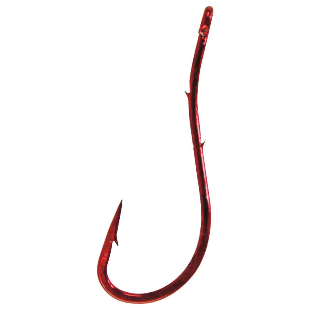 Wurmhaken VMC Wurmhaken Lang 7054 Rot