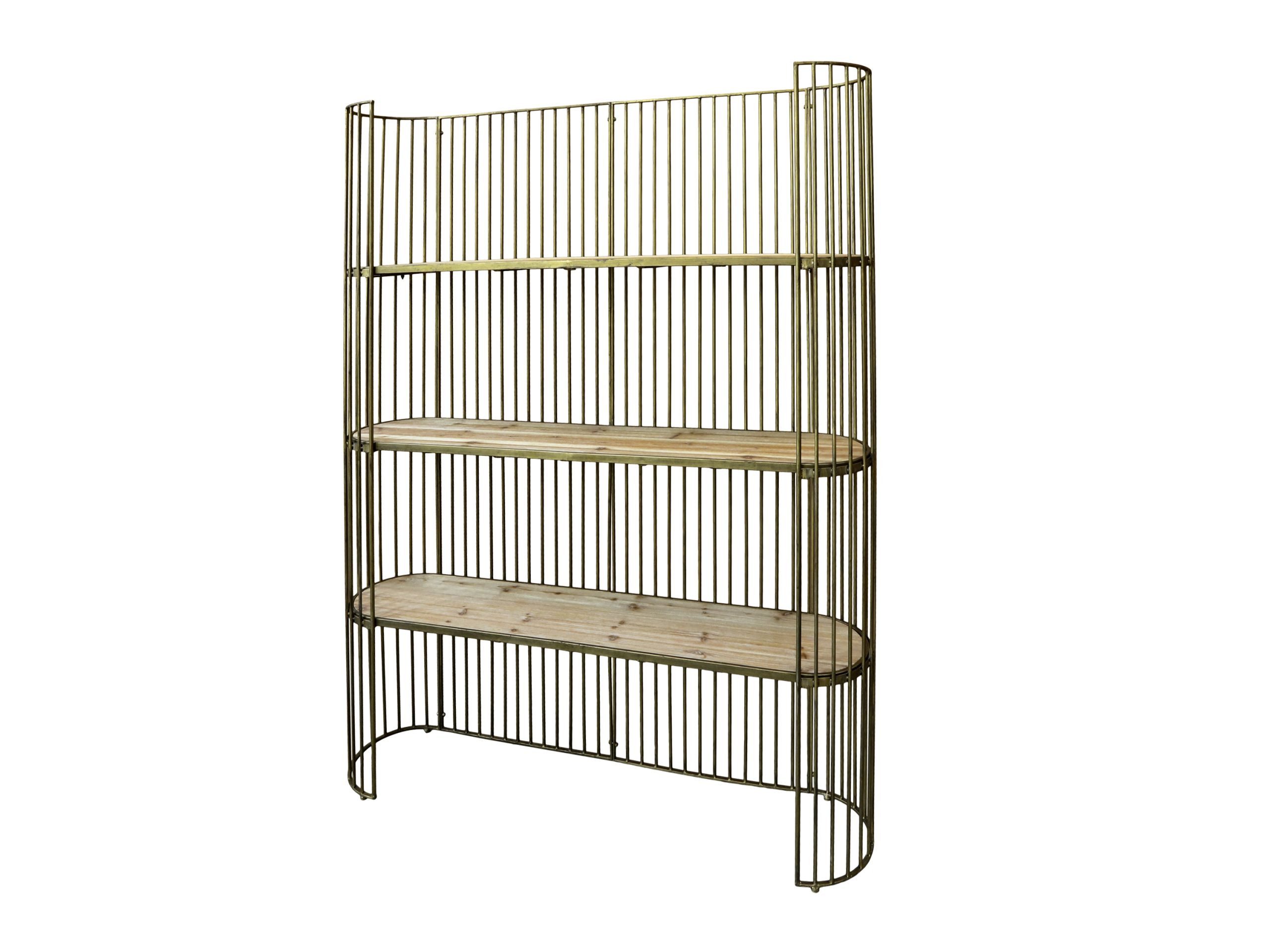 Chic Antique Regal Vintage Regal Standregal Vincent Oval Antik Messing Finish