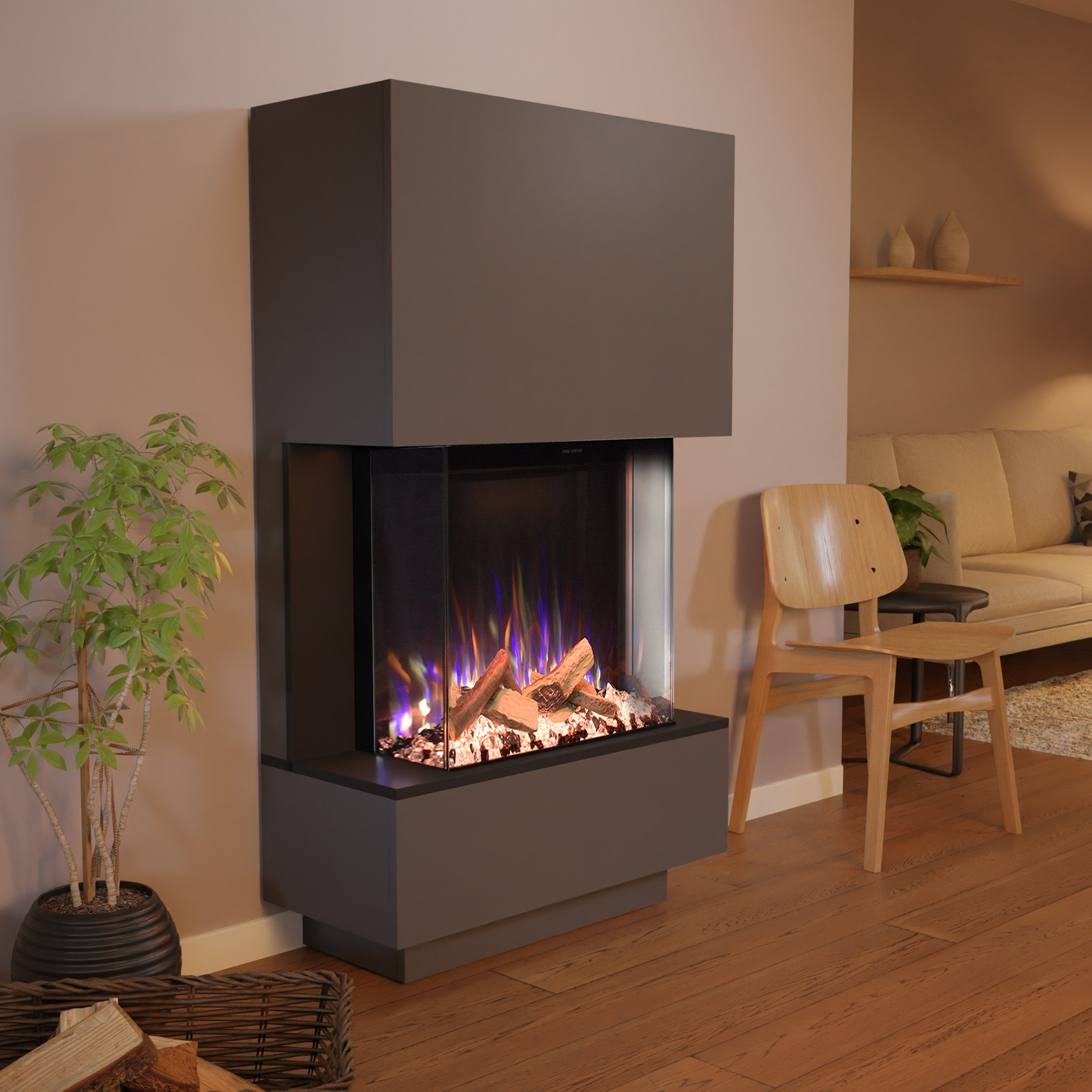 GLOW FIRE Elektrokamin PR14 E-Motion 3D, Elektrischer Kamin mit 3D Feuer mi günstig online kaufen