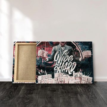 DOTCOMCANVAS® Leinwandbild, Wandbild für pure Lebensenergie & Motivation von