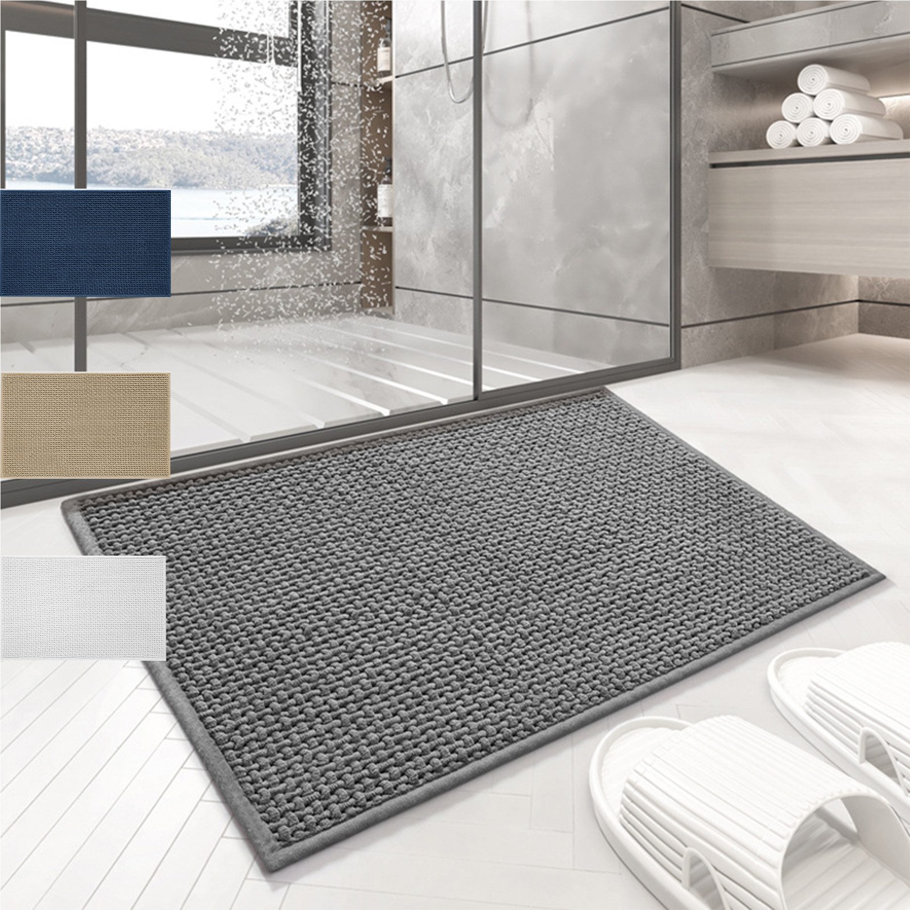 Mutig Badematte Badematte 50×80cm,Weiche Badteppich,Stark Saugfähig,rutschf günstig online kaufen