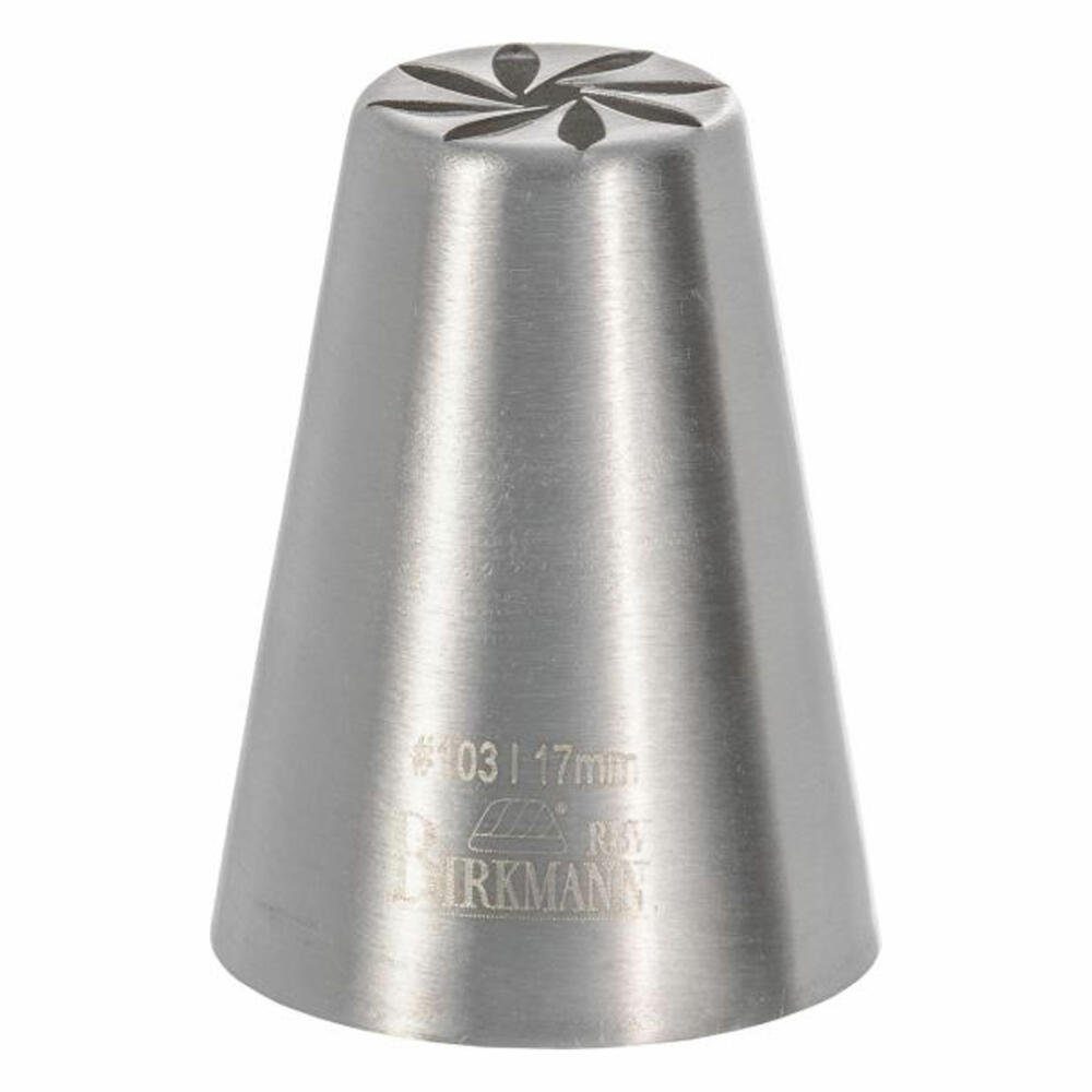 Birkmann Spritztüllen Designtülle #103, Ø 1.7 cm, Edelstahl