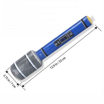 Goods+Gadgets Aufblasbares Partyzubehör Riesiges Luft-Mikrofon, 33 cm Party Micro