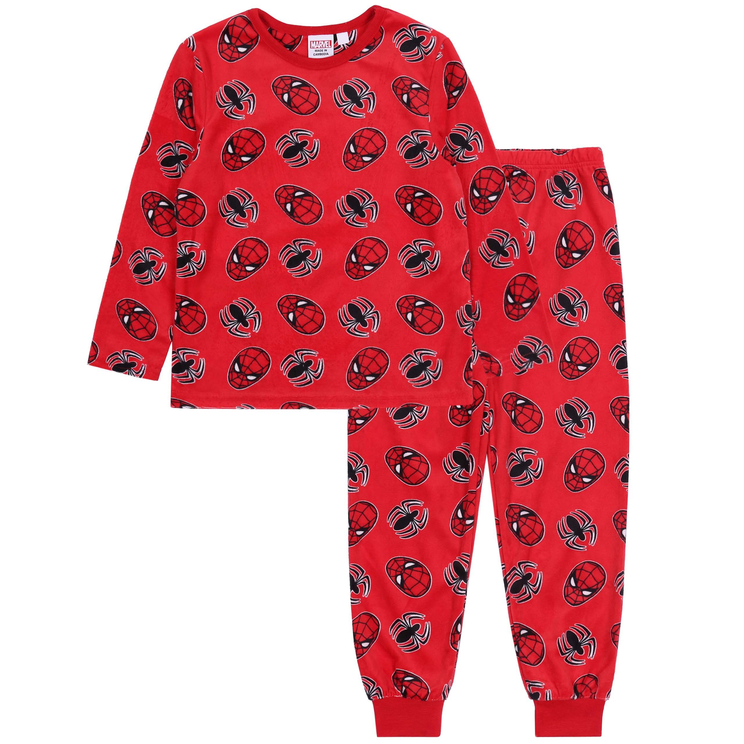 Sarcia.eu Pyjama Rotes Pyjama mit langen Ärmeln Spider-Man MARVEL 3-4 Jahre