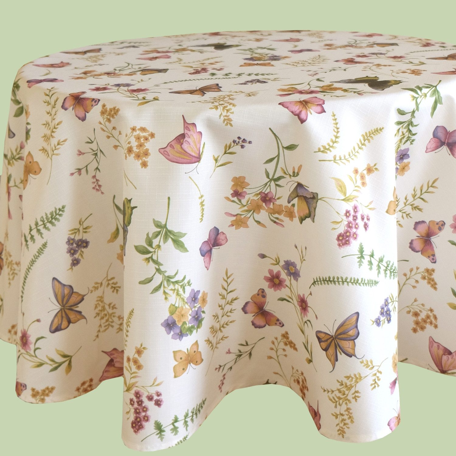 texpot Tischdecke Druckmotiv Schmetterling Frühling Sommer Tischläufer (1-tlg)