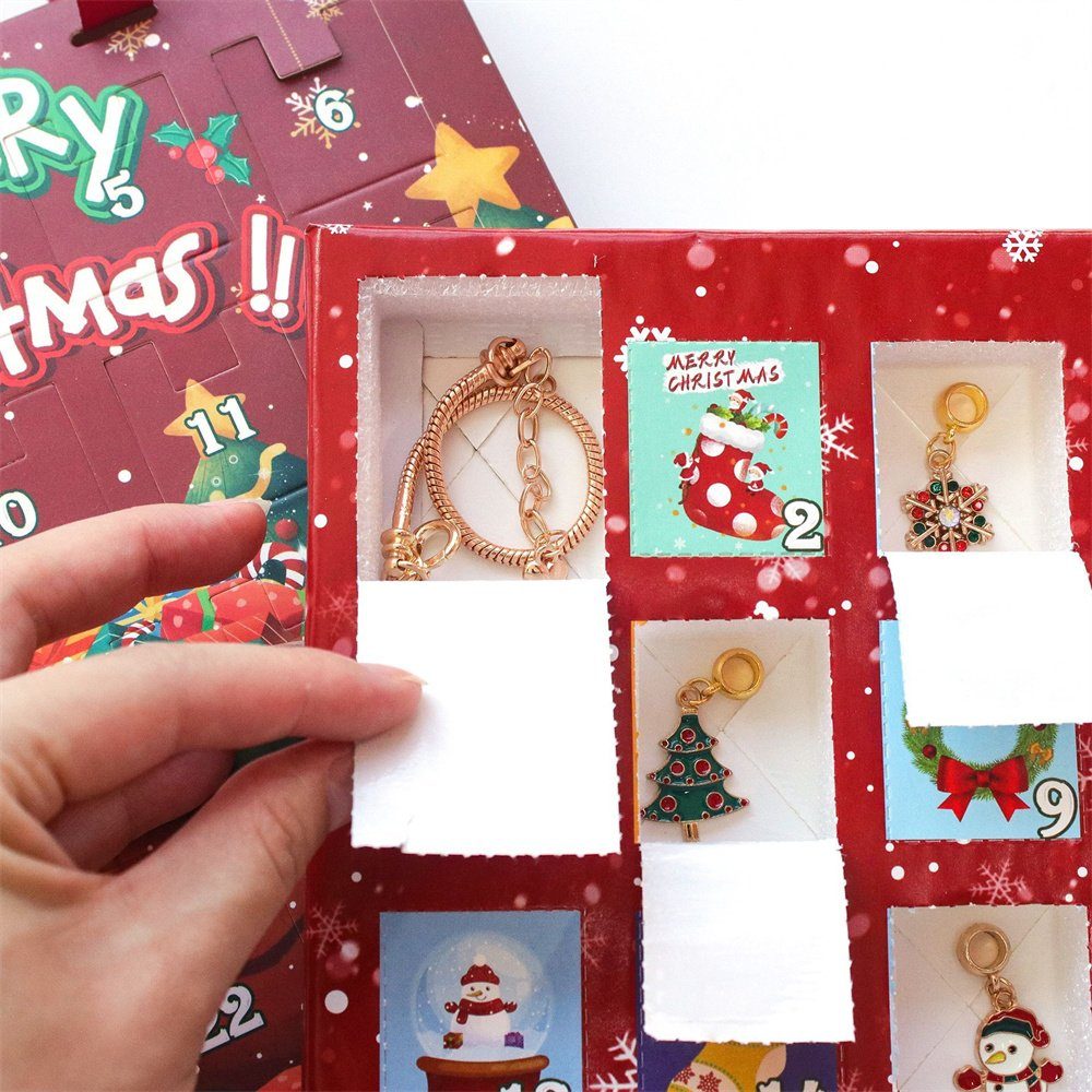 Geschenk (24-tlg), Weihnachten für Dekorative Geschenk für Kinder Adventskalender Adventskalender Weihnachten Adventskalender Kinder 2024