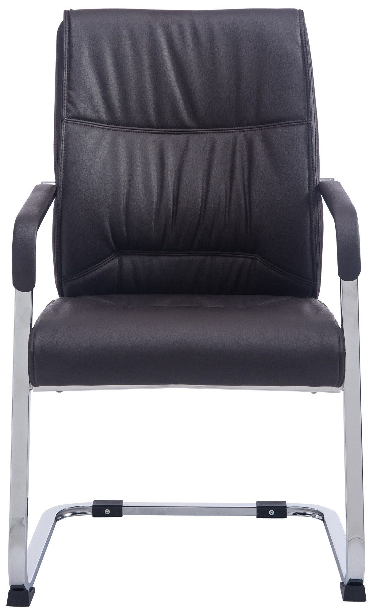 furnicato Besucherstuhl Anubis Freischwinger 102x58x65 cm Braun (1 St)