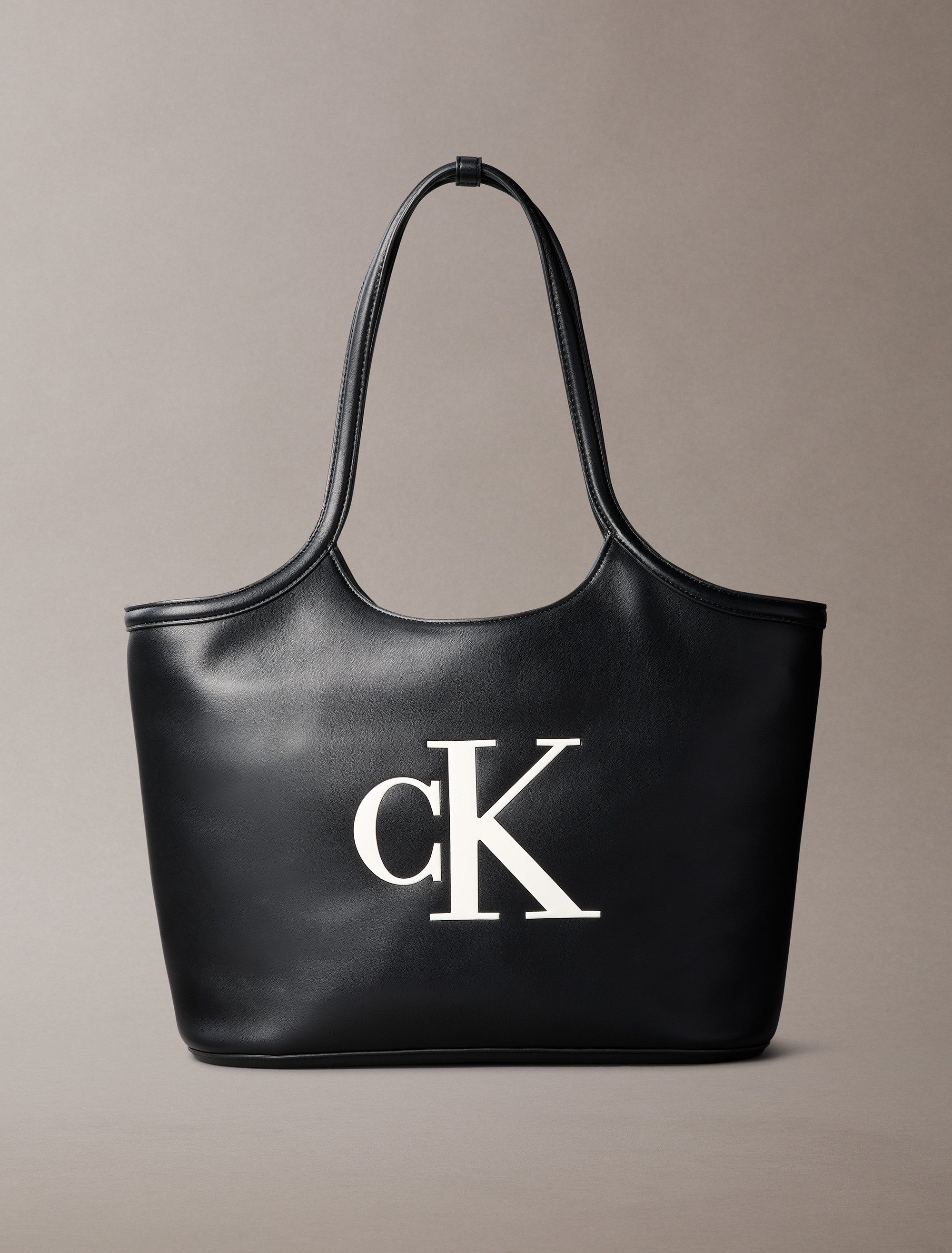 Calvin Klein Tragetasche BOLD CK SHOPPER, Shopper, Damen Umhängetasche, Schultertasche