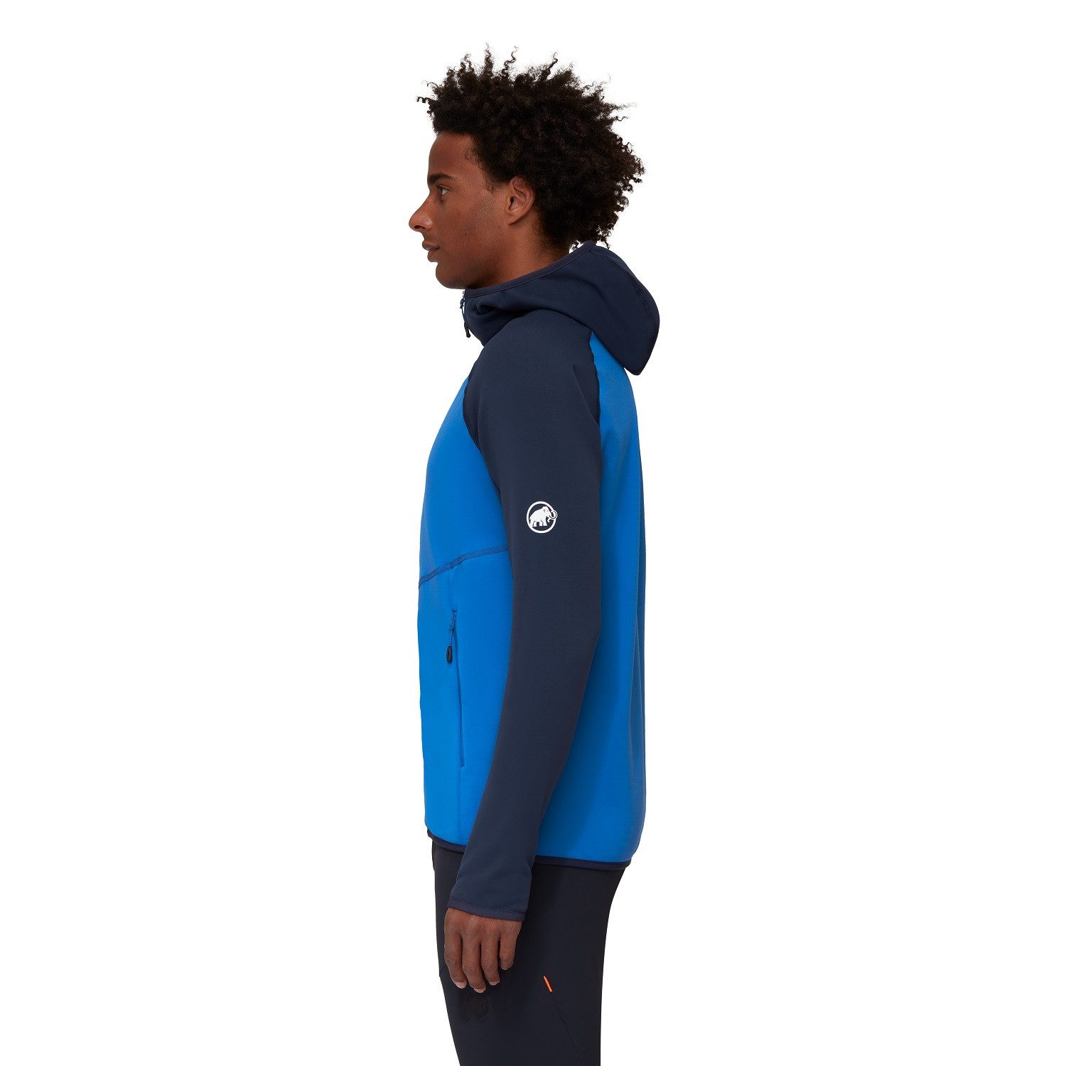 Mammut Fleecejacke Aconcagua ML (Midlayer) mit Kapuze eisblau/marineblau He günstig online kaufen