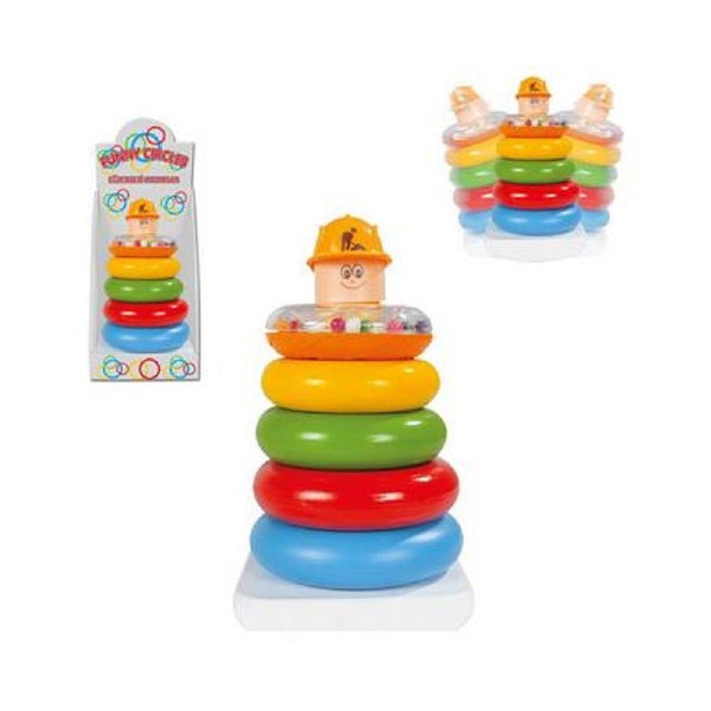 Stapelspielzeug Bunter Stapelturm 03267