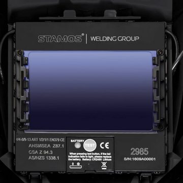 Stamos Welding Group Schweißhelm Schweißhelm Automatik Schweißmaske Solar Schweisshelm Schweißschirm 1
