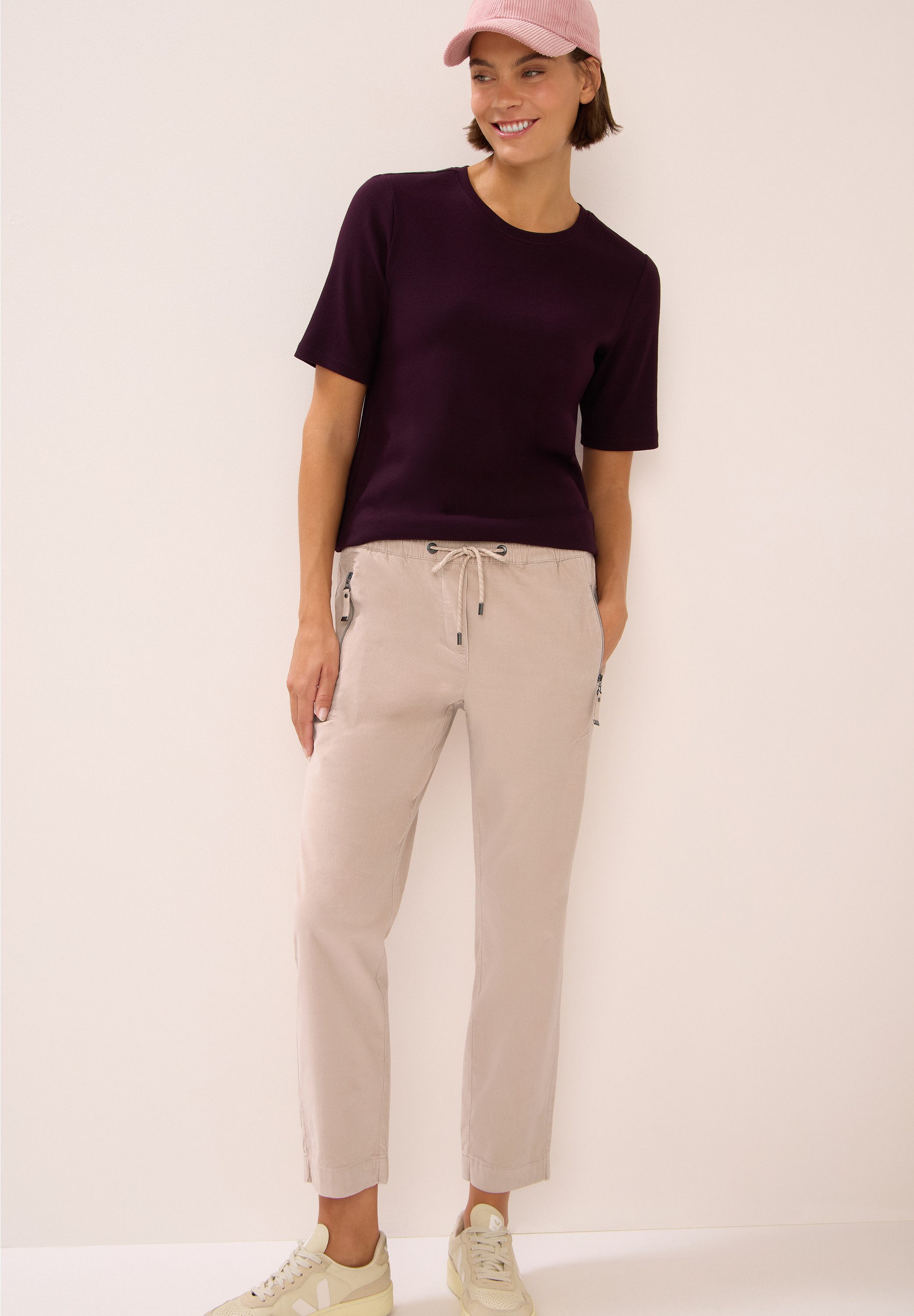 CECIL Cordhose Style Tracey mit Tunnelzug