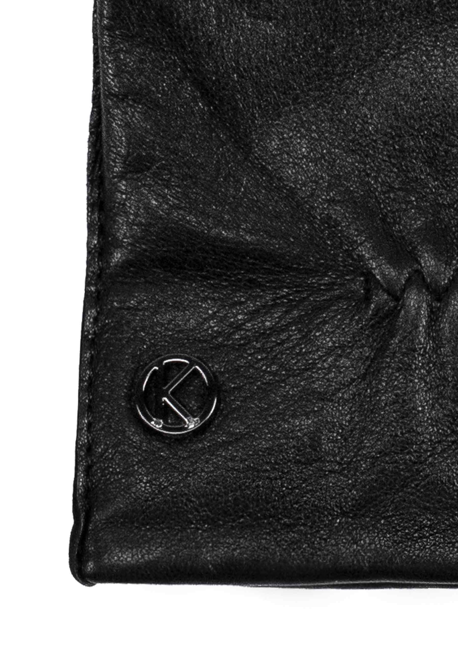 KESSLER Lederhandschuhe PAUL (Paar, 1-St., Handschuhe) Leather Working Group zertifiziertes Leder, warmes Strickfutter