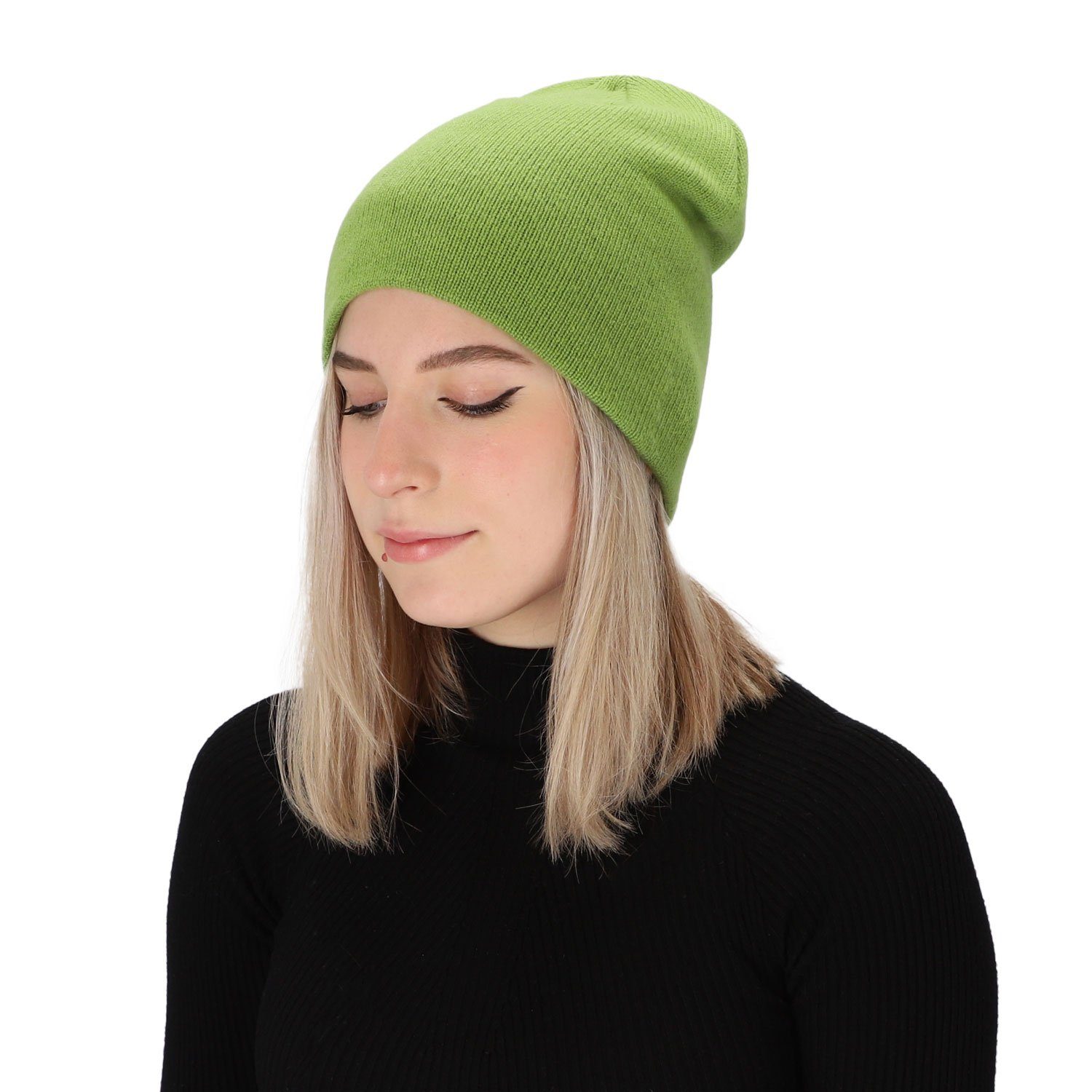 halsüberkopf Accessoires Strickmütze Strickmütze Wolle/Kaschmir (1-St) günstig online kaufen