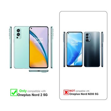 Cadorabo Handyhülle OnePlus Nord 2 5G OnePlus Nord 2 5G, Handy Schutzhülle, Klappbare Hülle, Kunstleder mit Magnetverschluss