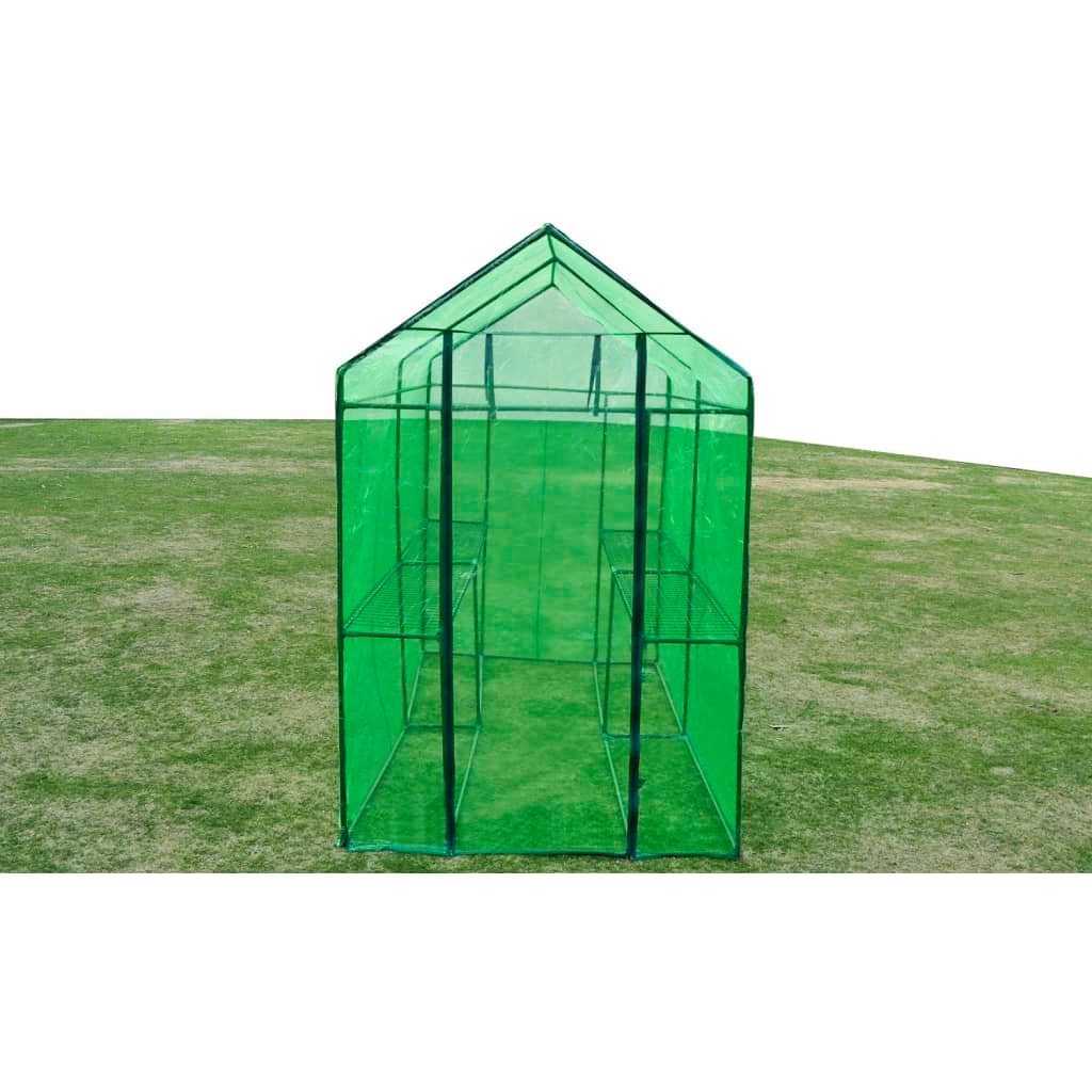furnicato Gewächshaus Stahl XL grün | ...