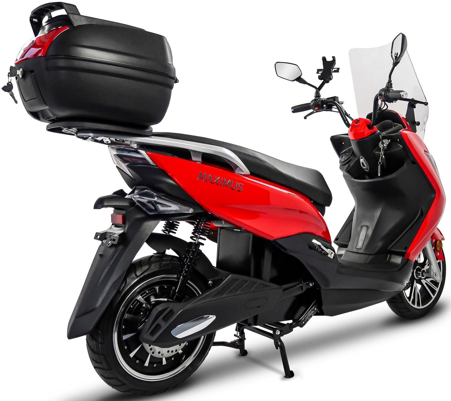 Rolektro E-Motorroller Maximus MX2-45, 1 Akku, 3000 W, 45 km/h, bis zu 84 km Reichweite, mit integr. Alarmanlage