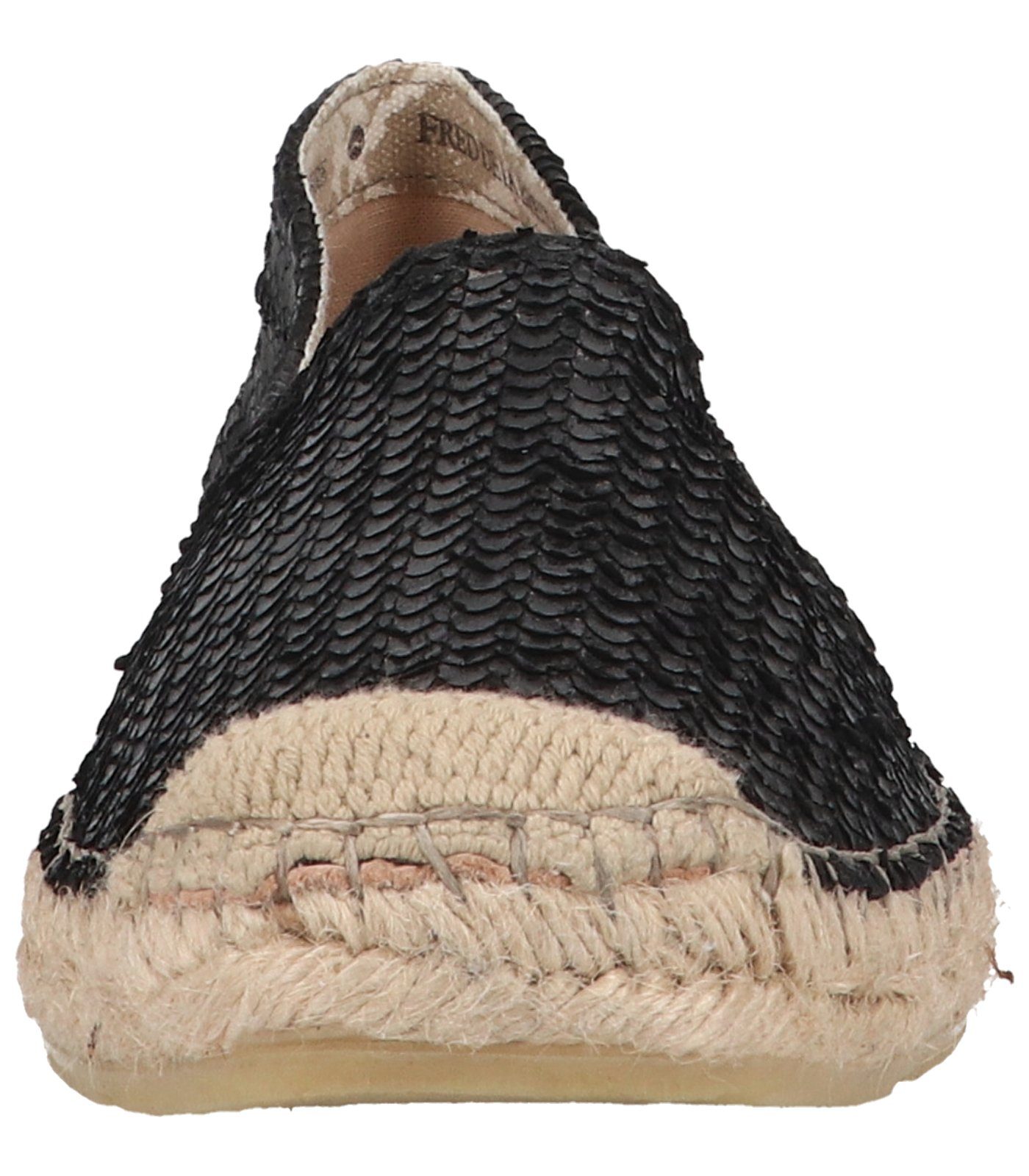 Halbschuhe Leder Espadrille la Bretoniere de Fred