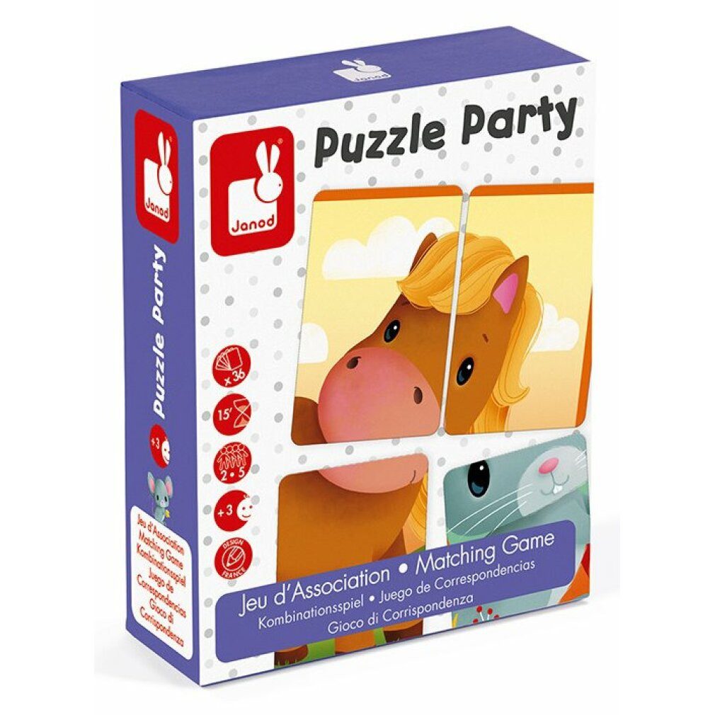Janod Spiel Kartenspiel Party Puzzle
